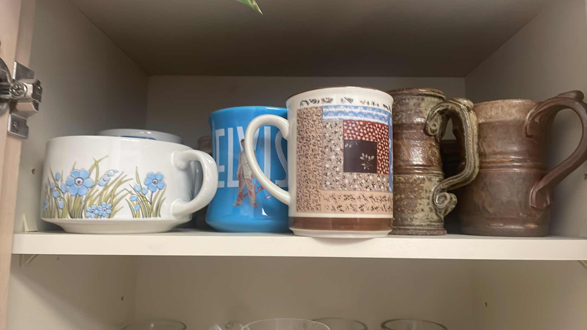 Photo 1 of CONTENTS OF KITCHEN CABINET - COFFEE CUPS  MUGS & GLASSES