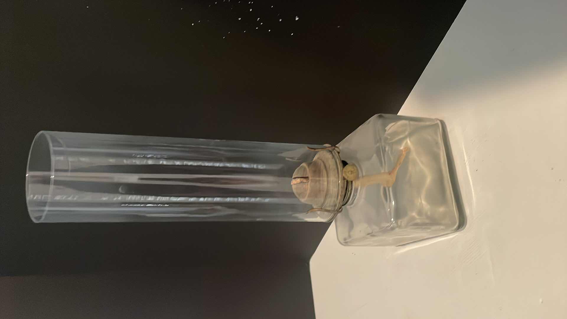 Photo 1 of ANTIQUE OIL LAMP 16”