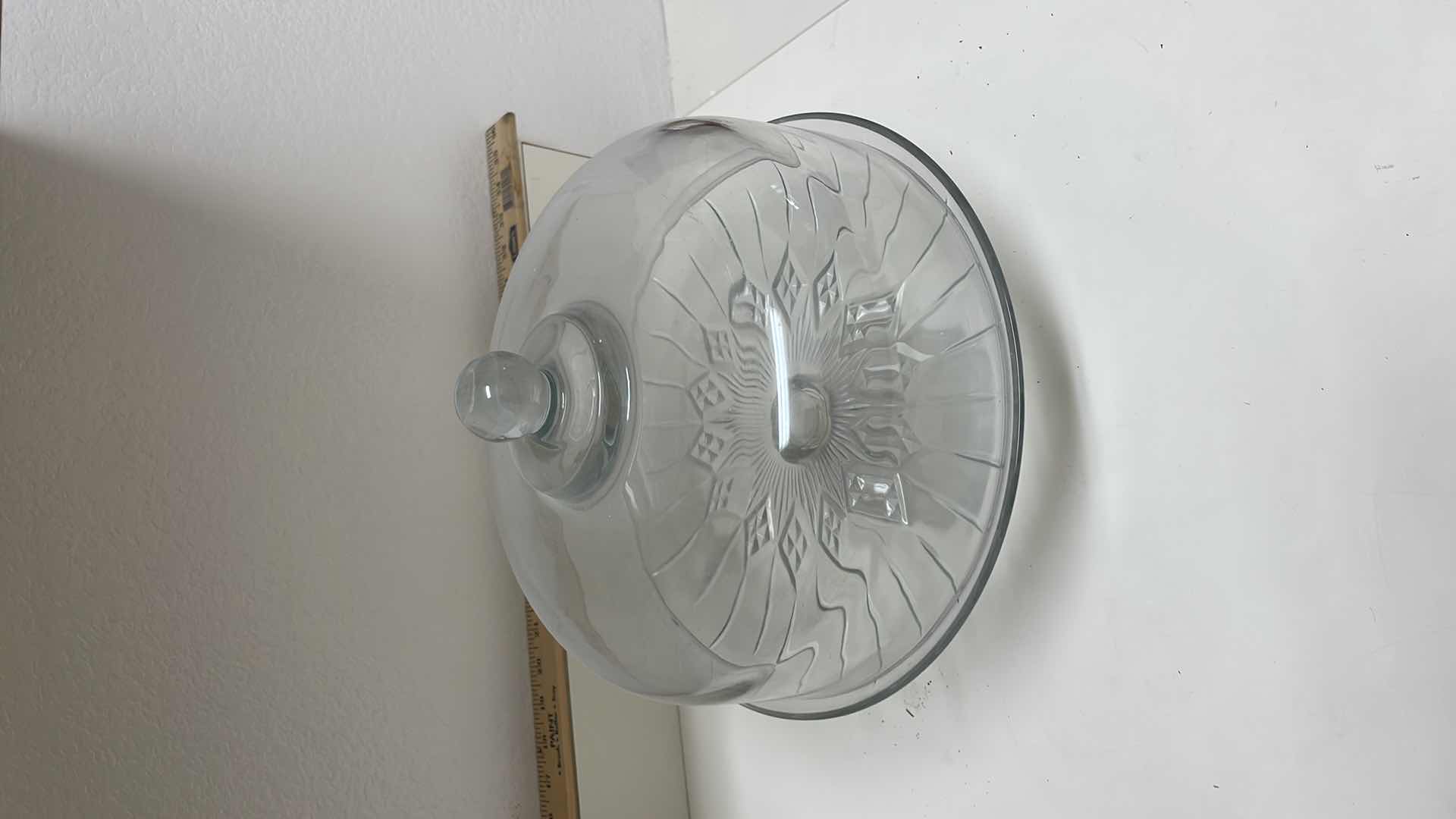 Photo 1 of GLASS CAKE STAND 12”