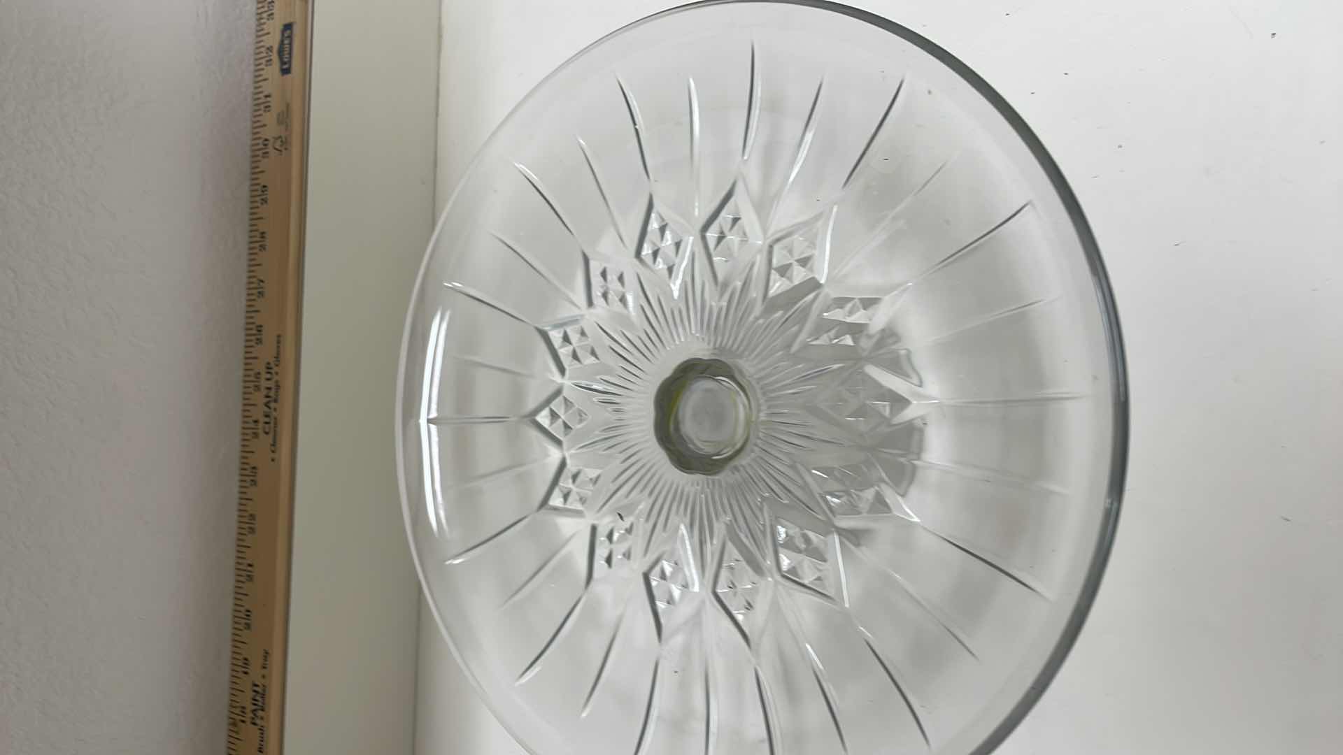 Photo 1 of GLASS CAKE STAND 12”