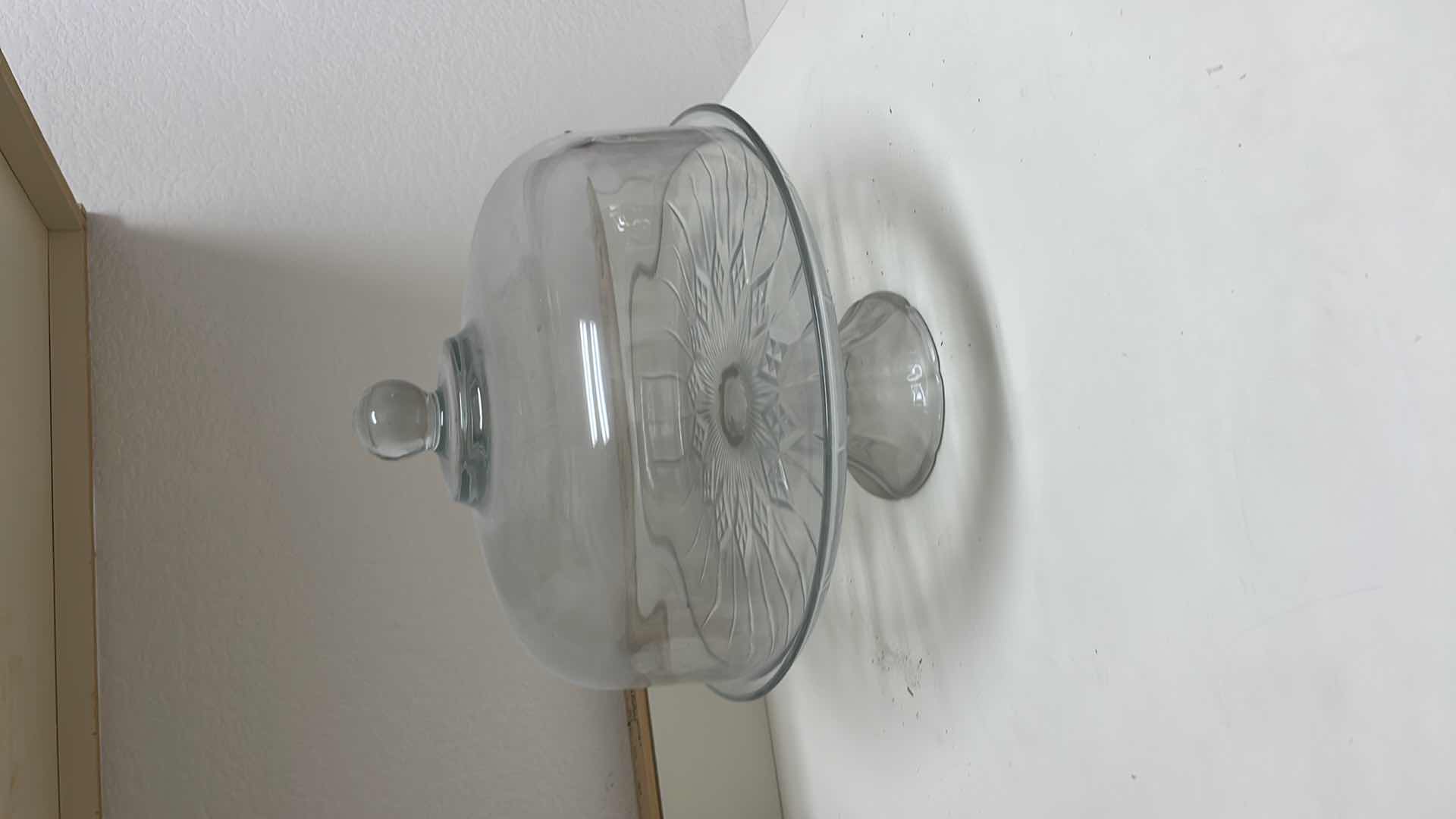 Photo 1 of GLASS CAKE STAND 12”