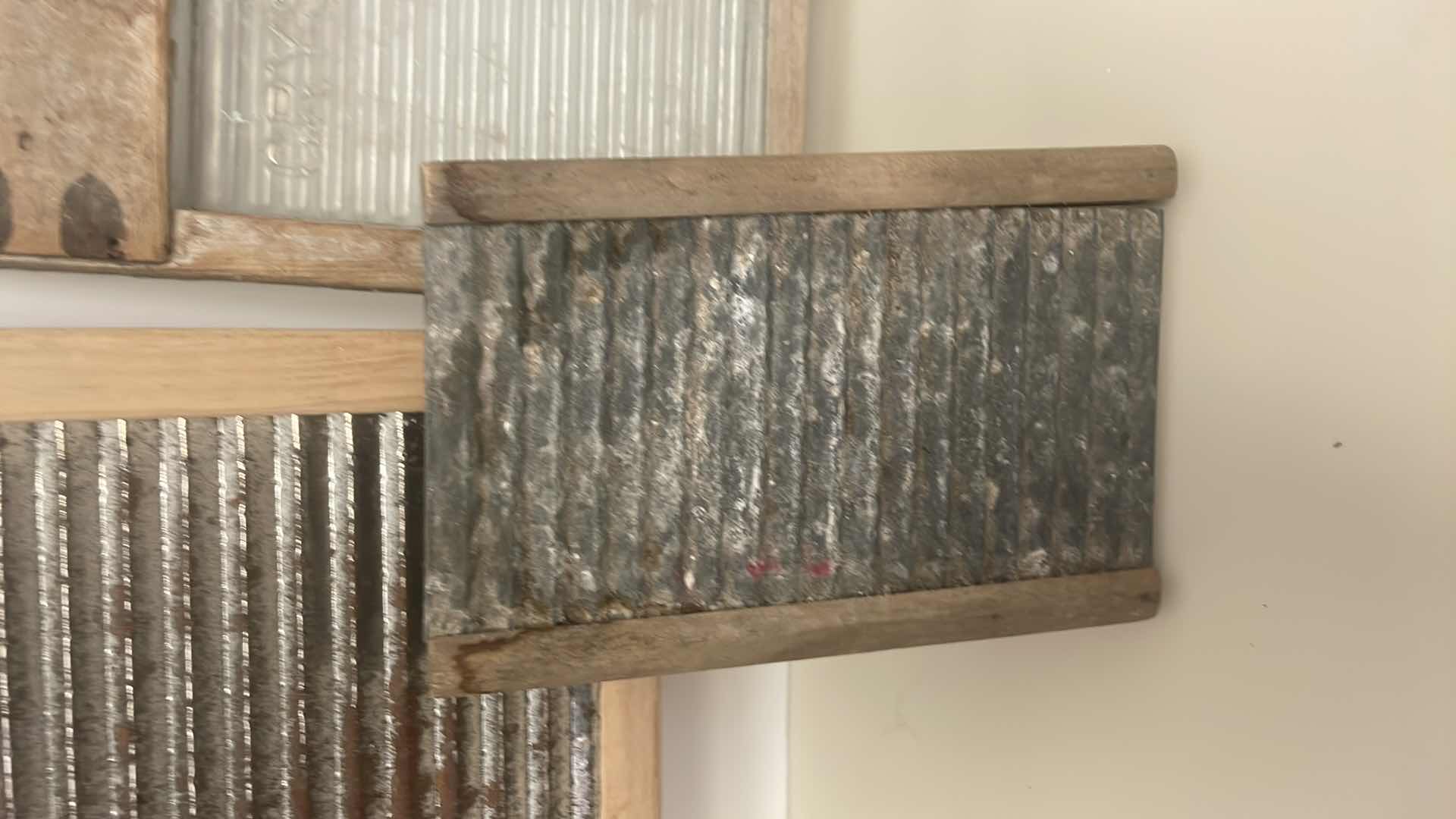 Photo 1 of ANTIQUE WASHBOARDS 18” , 7” and 12”
