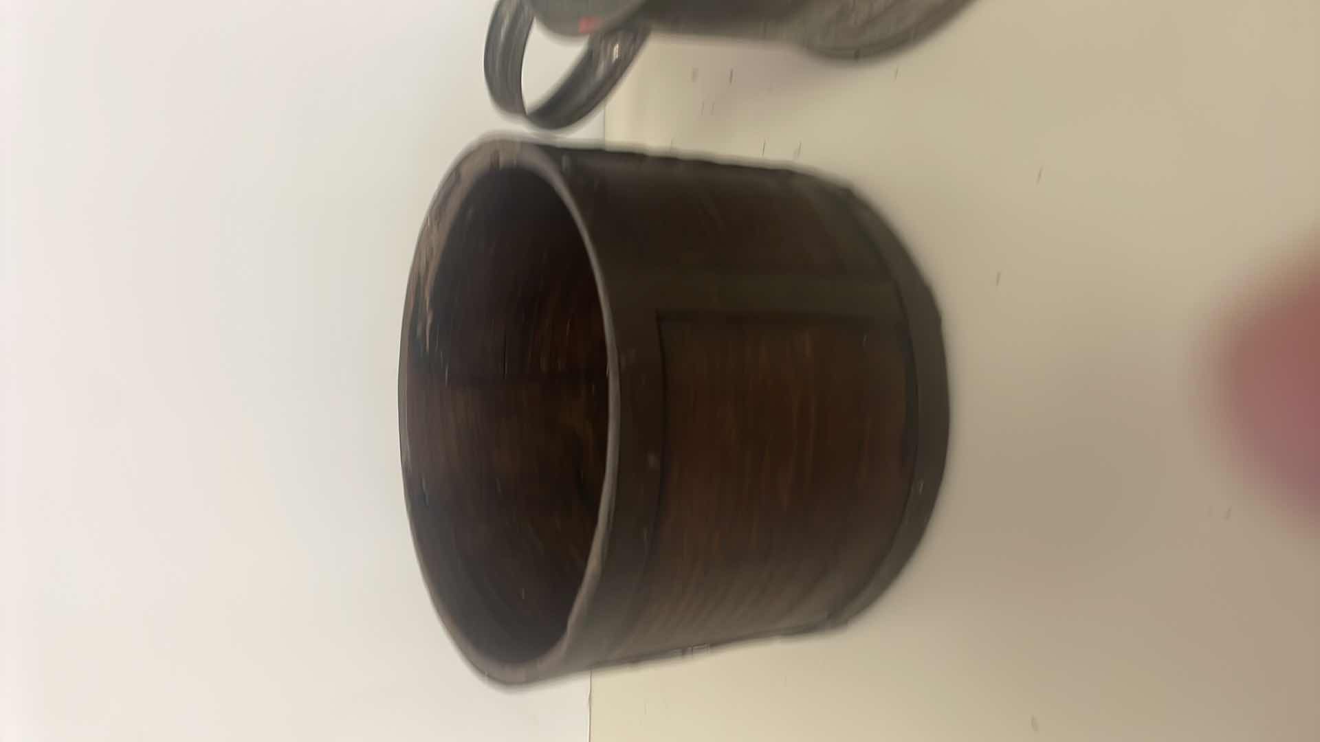 Photo 1 of ANTIQUE GRAIN BASKET AND SIFTER