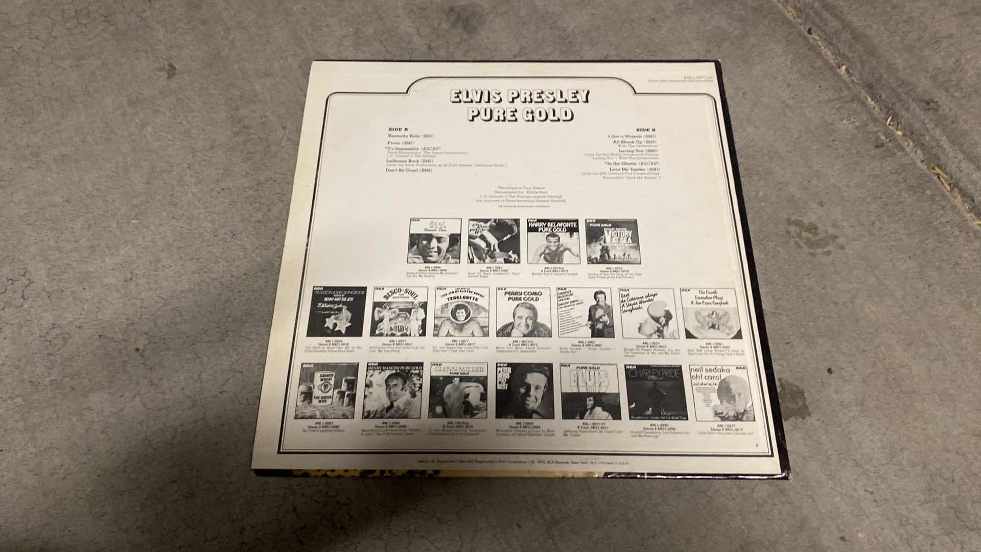 Photo 1 of ELVIS PURE GOLD VINYL RECORD