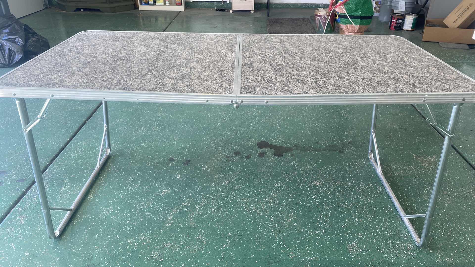 Photo 1 of FOLDING CAMPING TABLE 63” x 30” H28”