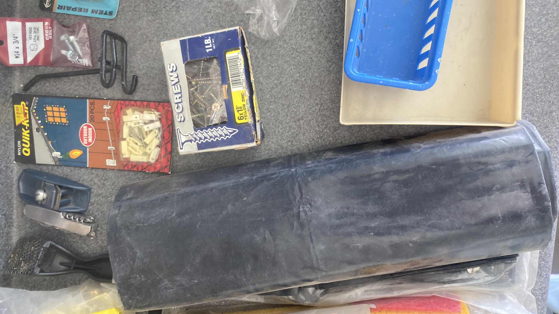 Photo 1 of HOUSEHOLD & GARAGE ITEMS ON COUNTER