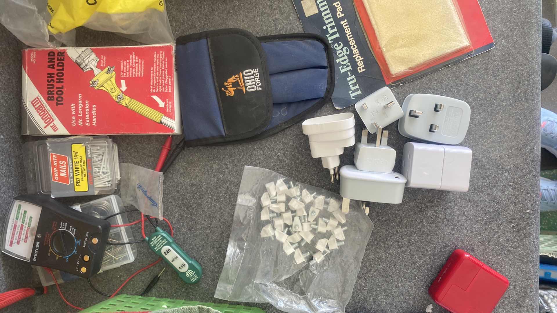 Photo 1 of HOUSEHOLD & GARAGE ITEMS ON COUNTER