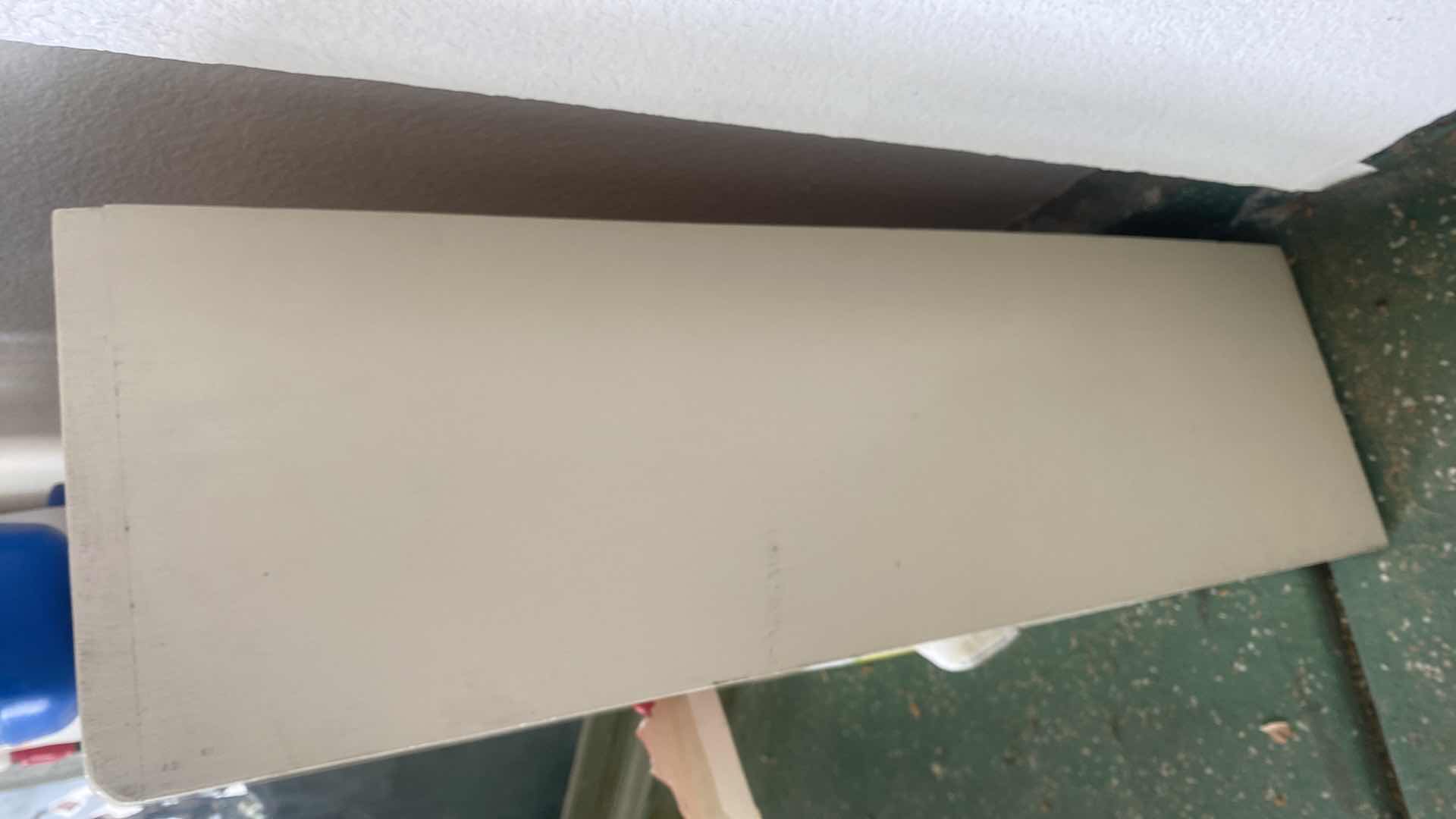 Photo 1 of 2 SHELF BOOKCASE WITH GARDENING & HOUSEHOLD CHEMICALS 30“ x 9“ H30 1/2”