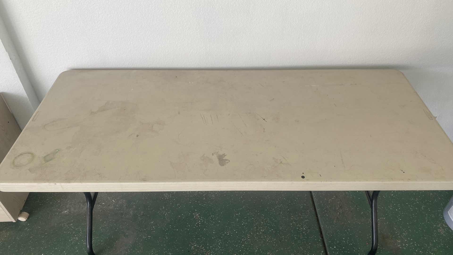 Photo 1 of LIFETIME BANQUET TABLE 6’ x 30”