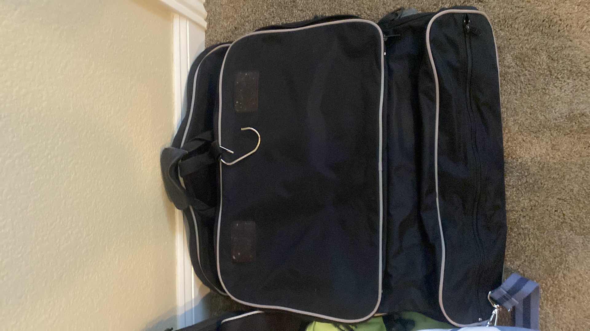 Photo 1 of 1 GARMENT BAG & 4 SOFT SIDED BAGS