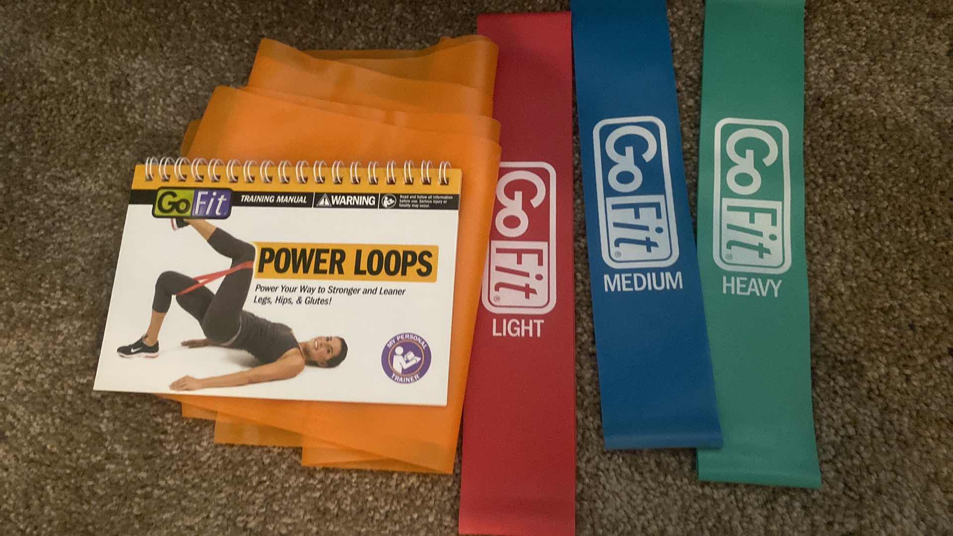 Photo 1 of FITNESS - 2 FLOOR MATS, FOAM ROLLER, BLOCK,POWER LOOPS & BALL