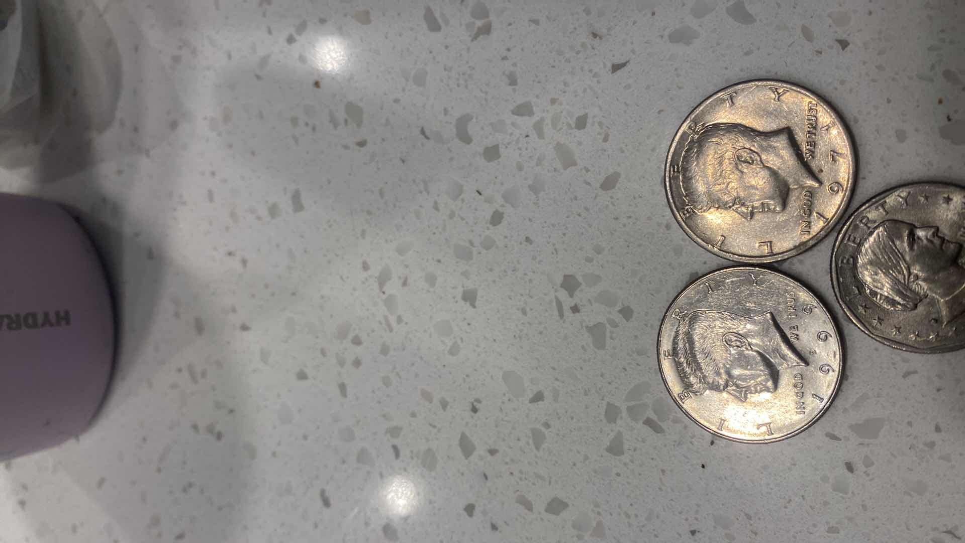 Photo 1 of 2 KENNEDY HALF DOLLARS & 3 SUSAN B. ANTHONY DOLLARS