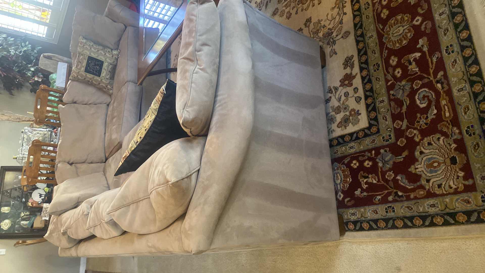 Photo 6 of 2 PIECE BEAHUS SECTIONAL MICROFIBER SOFA 85“ x 114“