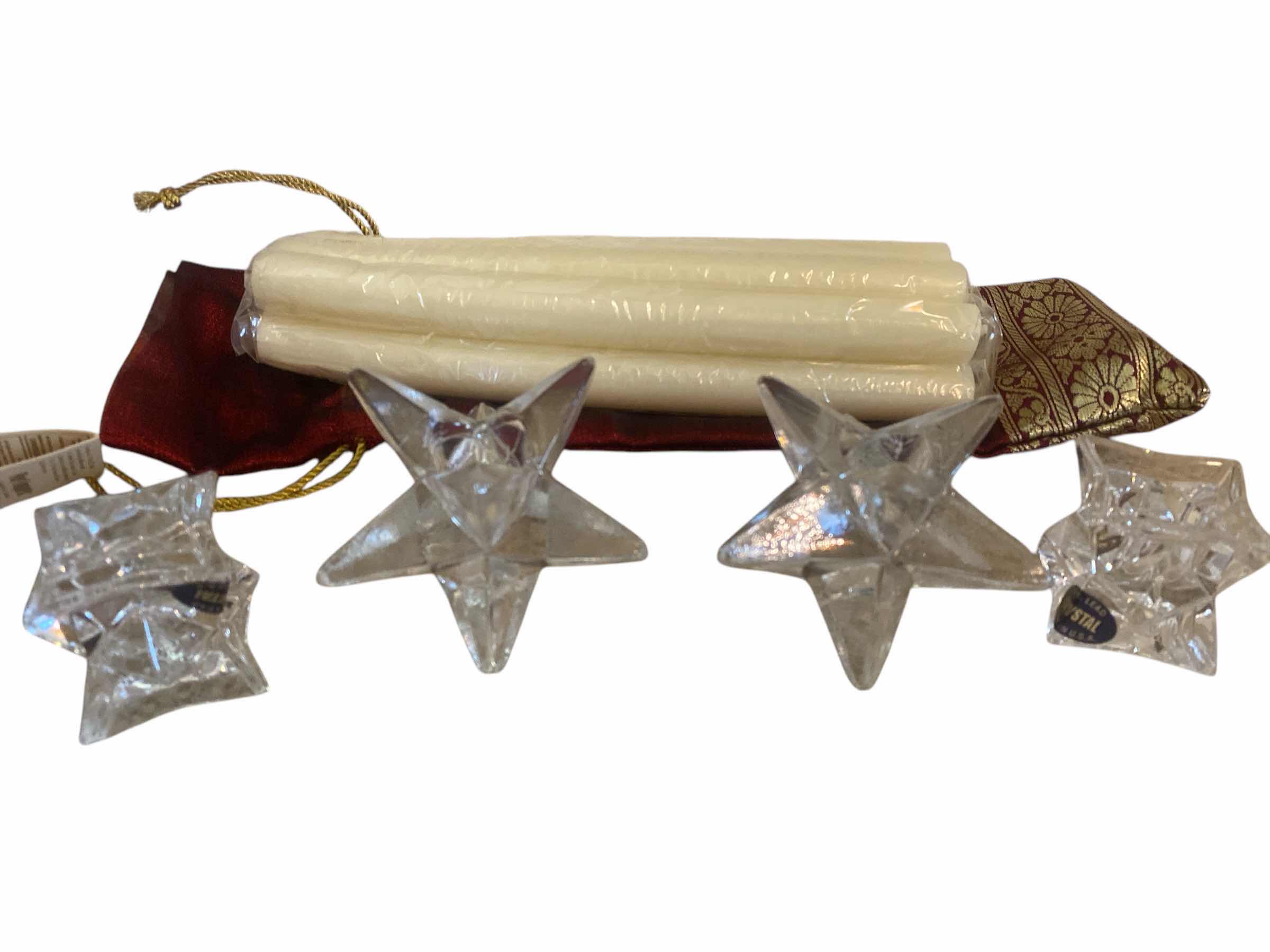 Photo 1 of 6 TAPER CANDLES & 4 CANDLES HOLDERS