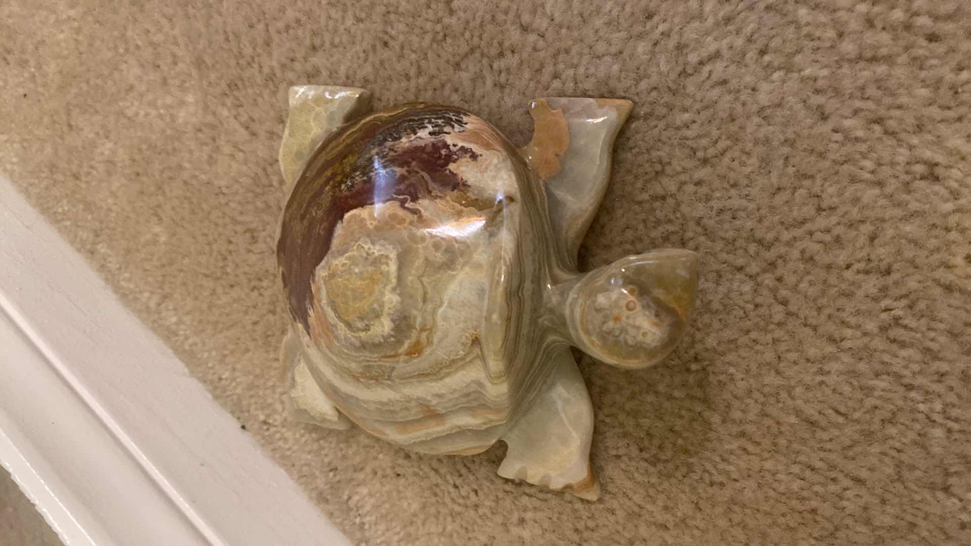 Photo 1 of CARVED STONE TURTLE 6” x 6”