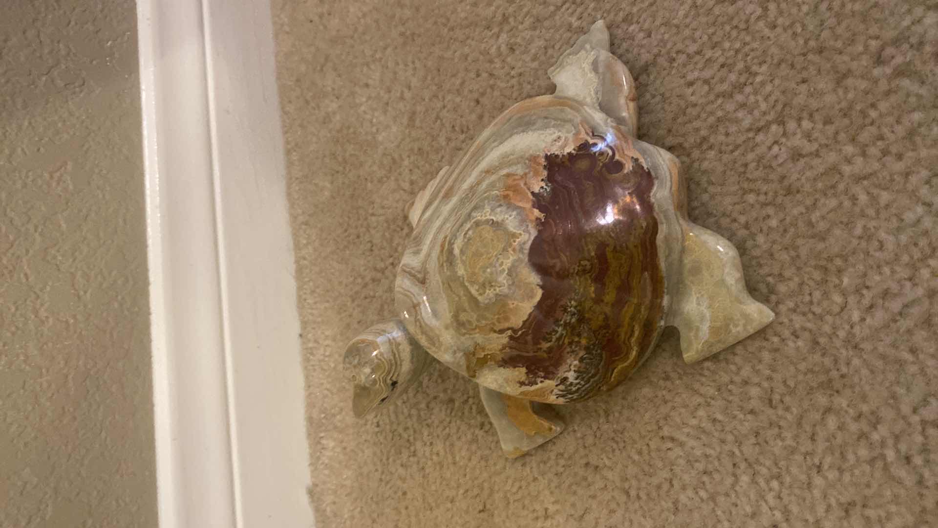 Photo 1 of CARVED STONE TURTLE 6” x 6”