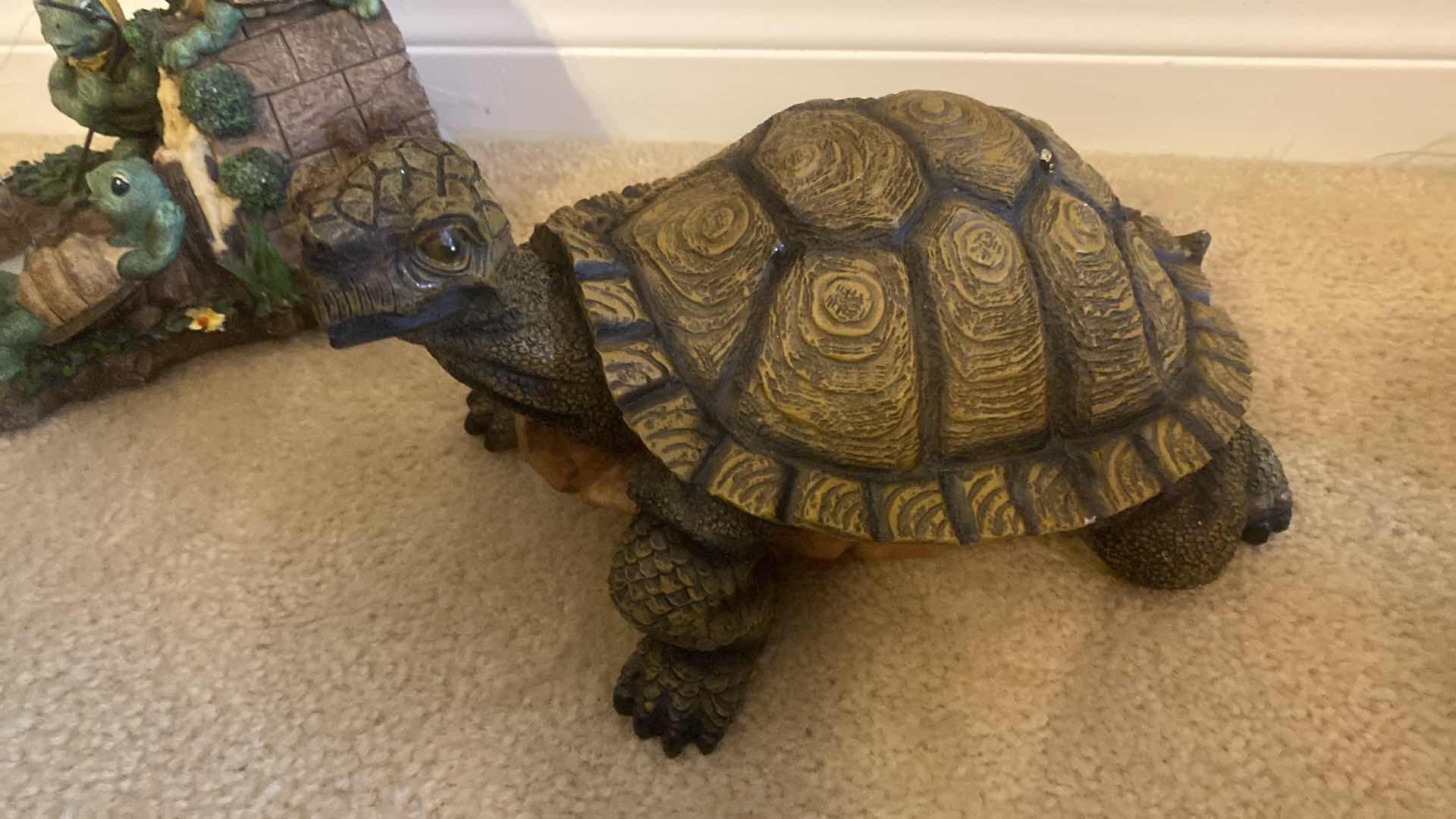 Photo 1 of 3 - RESIN TURTLES LARGEST 10” x 8”