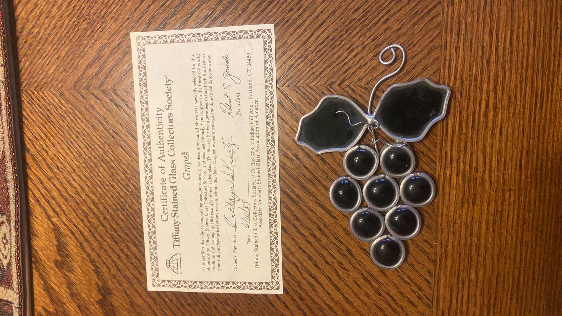 Photo 1 of 4 - STAINED GLASS ARTWORK LARGEST 6” x 3”