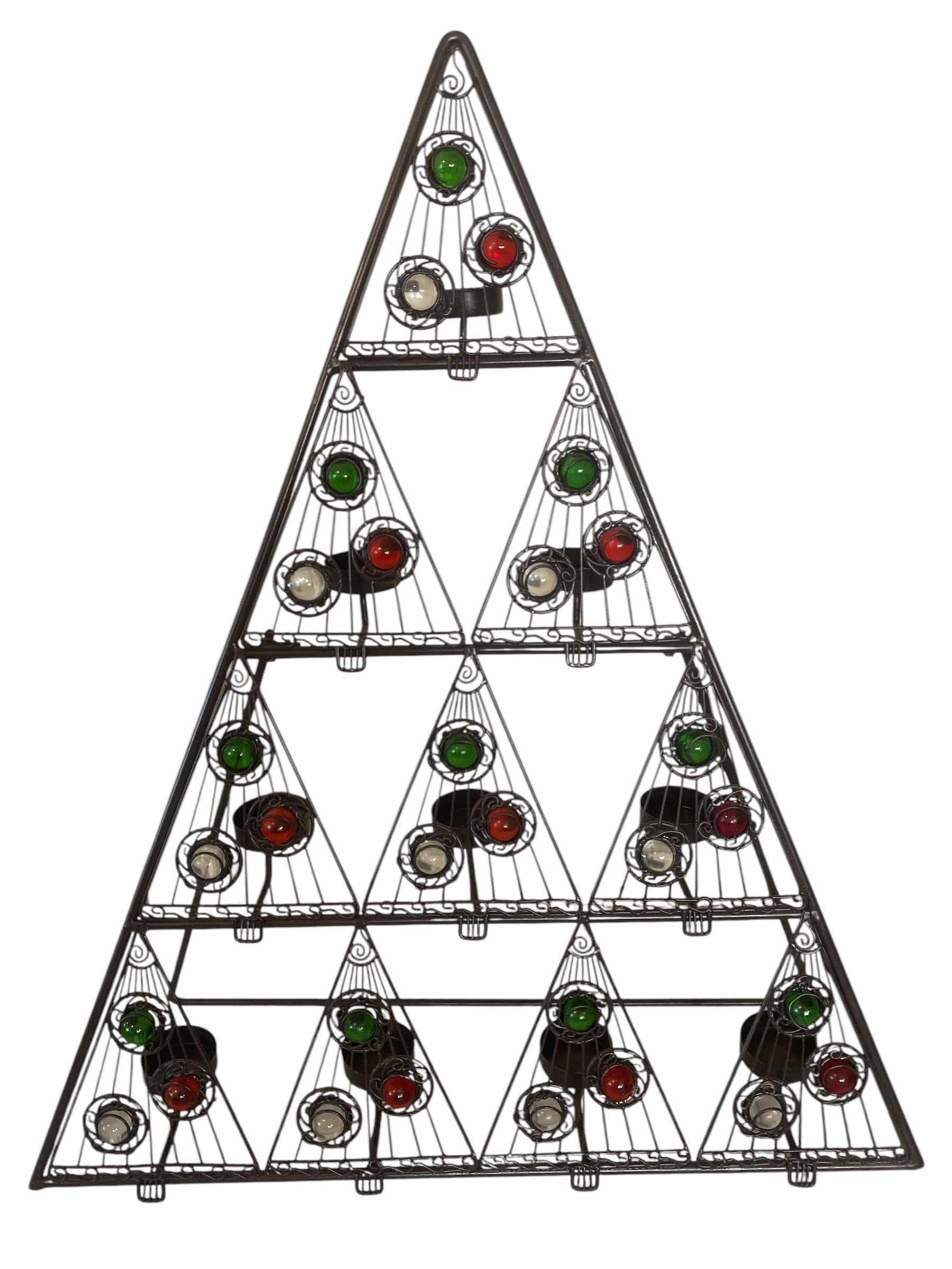 Photo 1 of HOLIDAY TREE VOTIVE HOLDER 18” x 22”