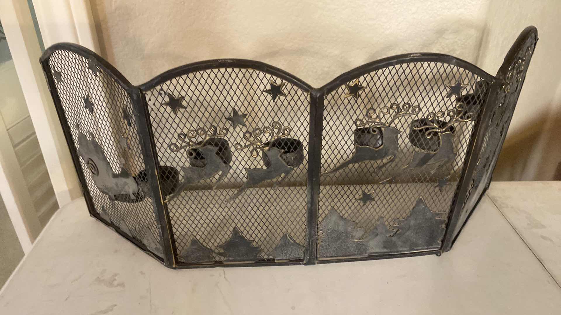 Photo 1 of REINDEER VOTIVE HOLDER 21” x 9” CANDLES & MORE