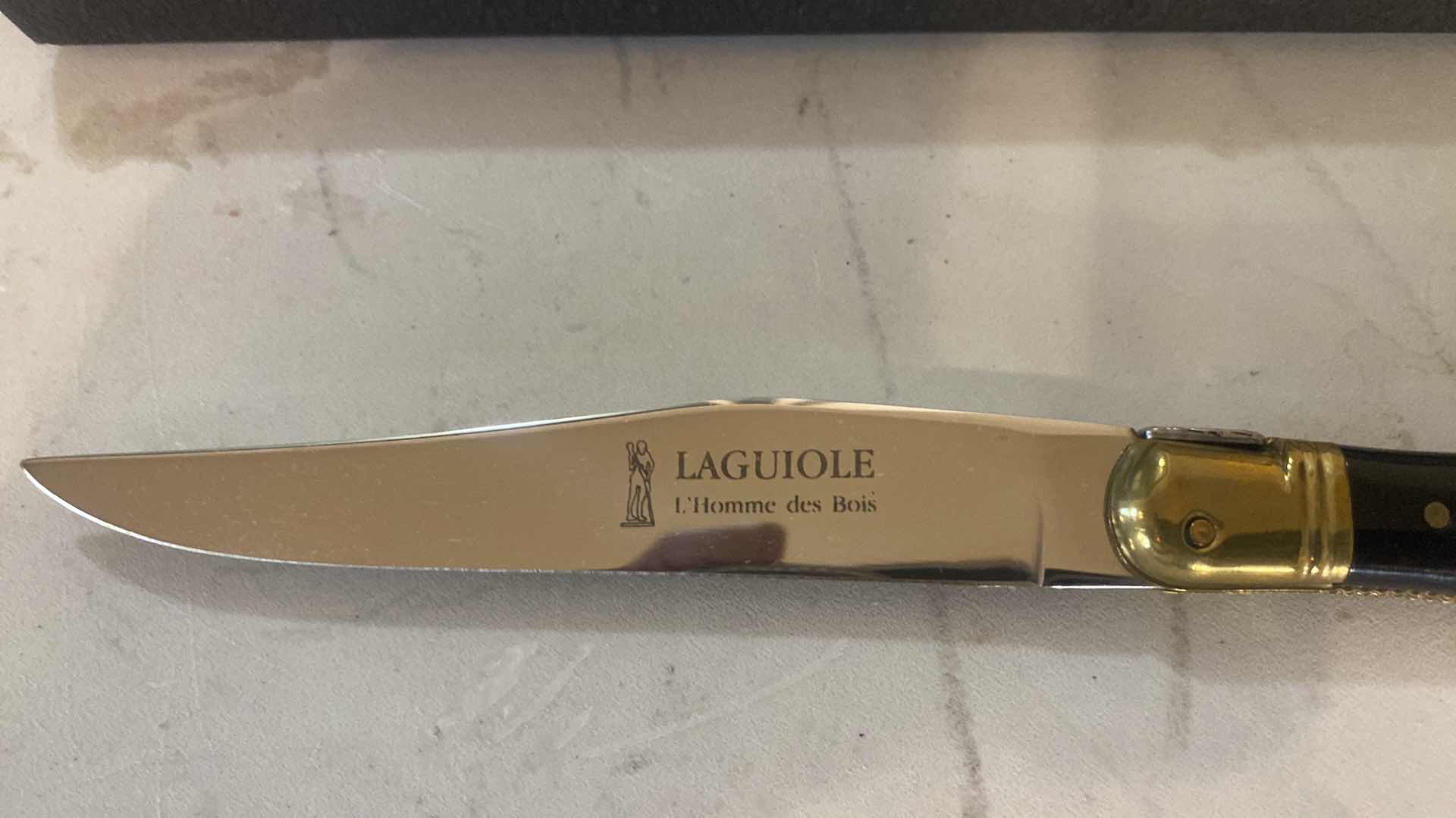 Photo 1 of SET of 6 LAGUILOE STEAK KNIVES