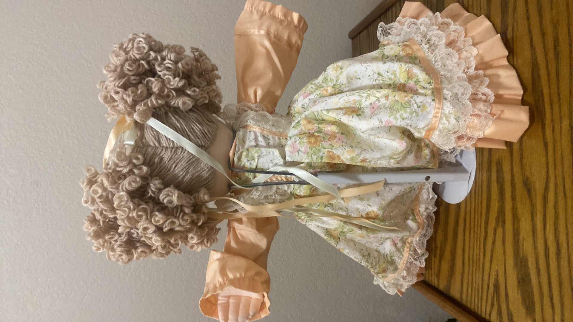 Photo 1 of VINTAGE HANDMADE DOLL 15“ x 16“