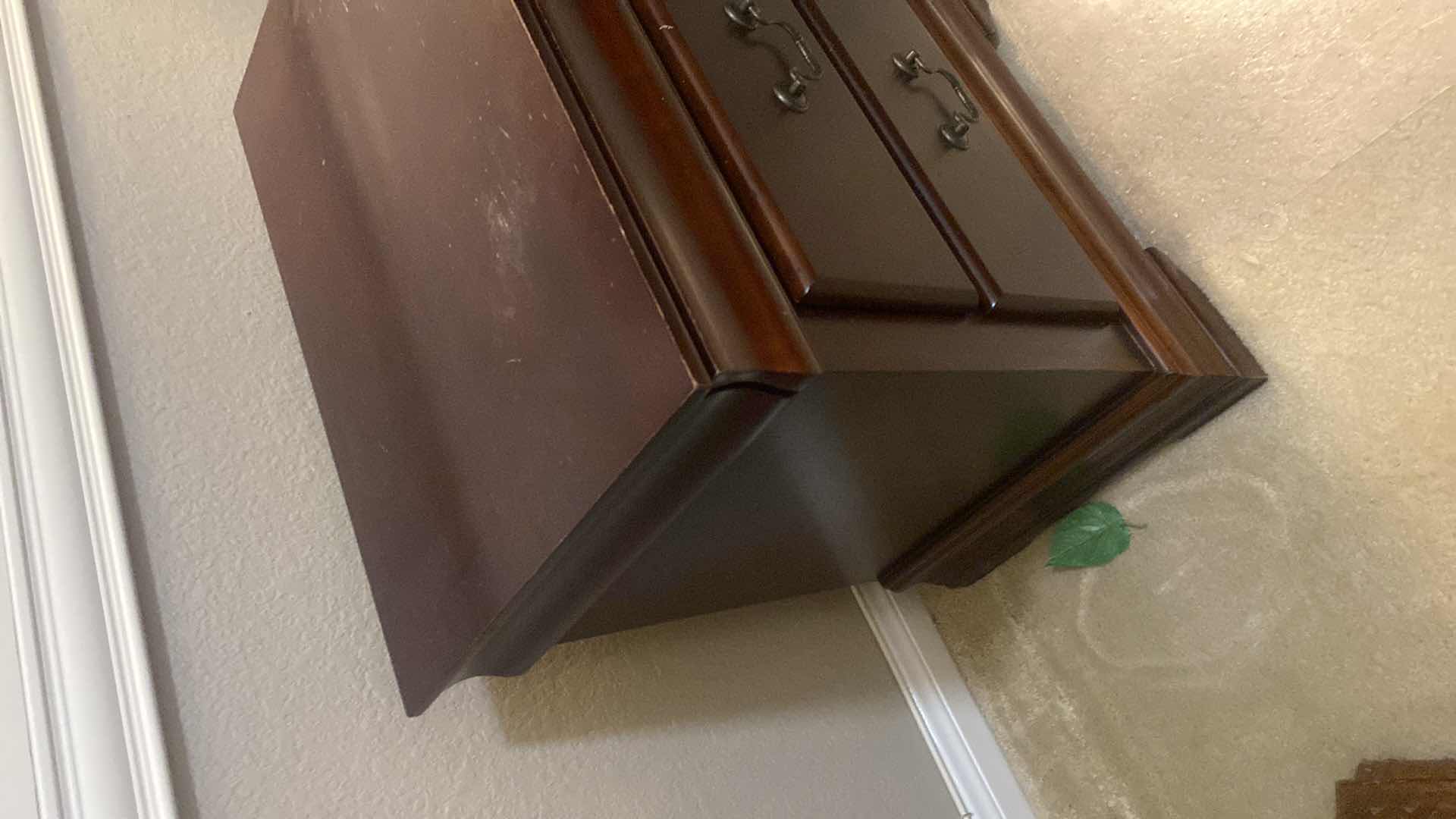 Photo 1 of CHERRY WOID 2 DRAWER NIGHT STAND 24 1/2“ x 16“ H26 1/2”