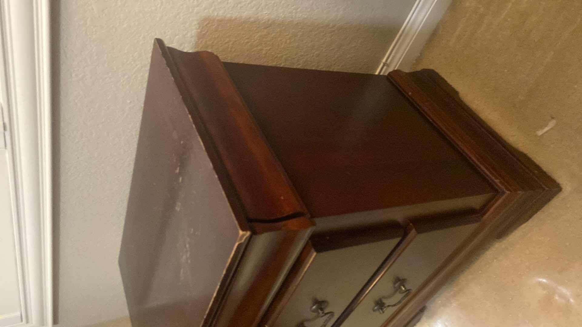 Photo 1 of CHERRY WOID 2 DRAWER NIGHT STAND 24 1/2“ x 16“ H26 1/2”