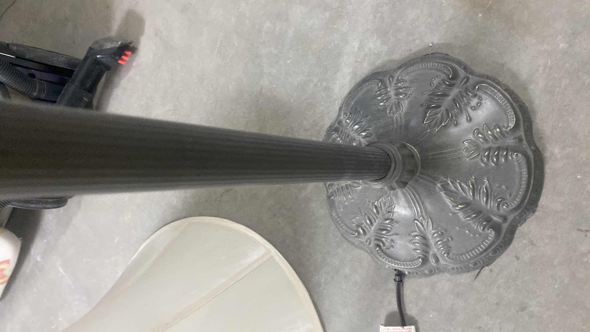 Photo 1 of METAL FLOOR LAMP H64” LAMPSHADE INCLUDED (is not part of the lamp)