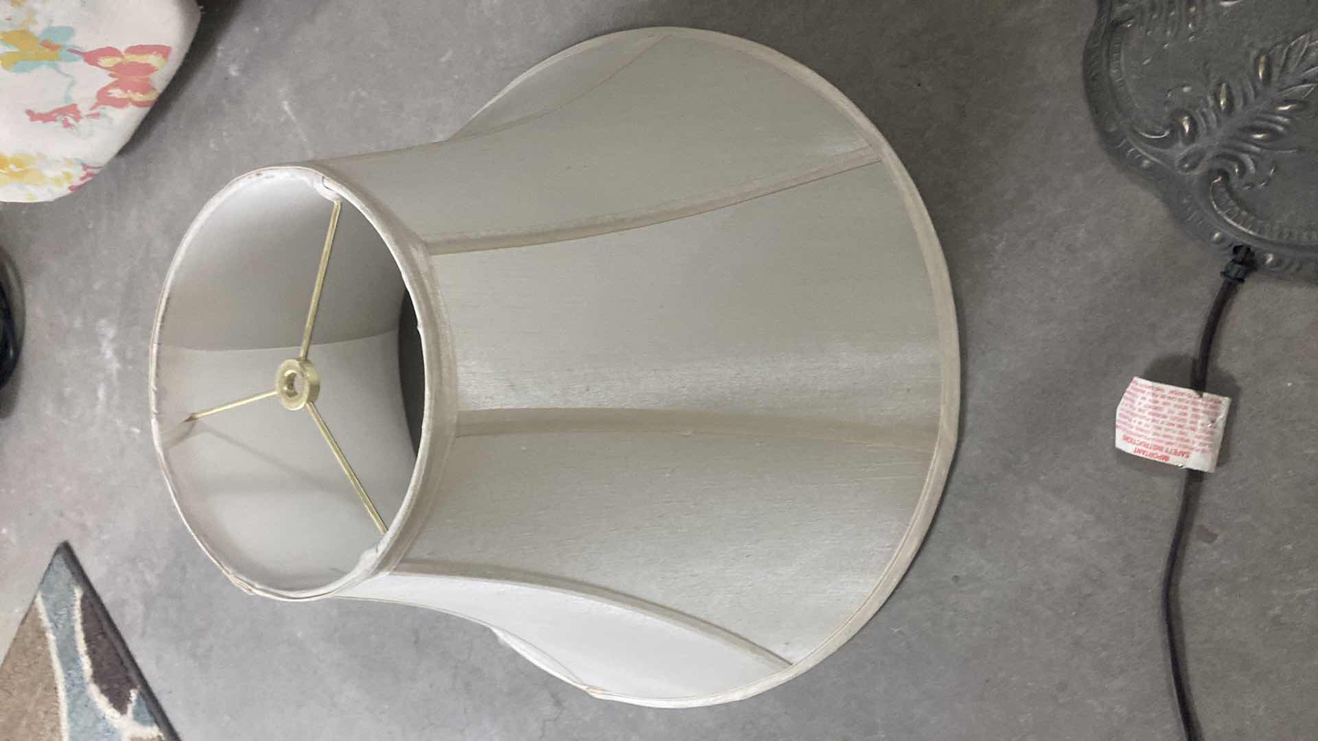 Photo 1 of METAL FLOOR LAMP H64” LAMPSHADE INCLUDED (is not part of the lamp)