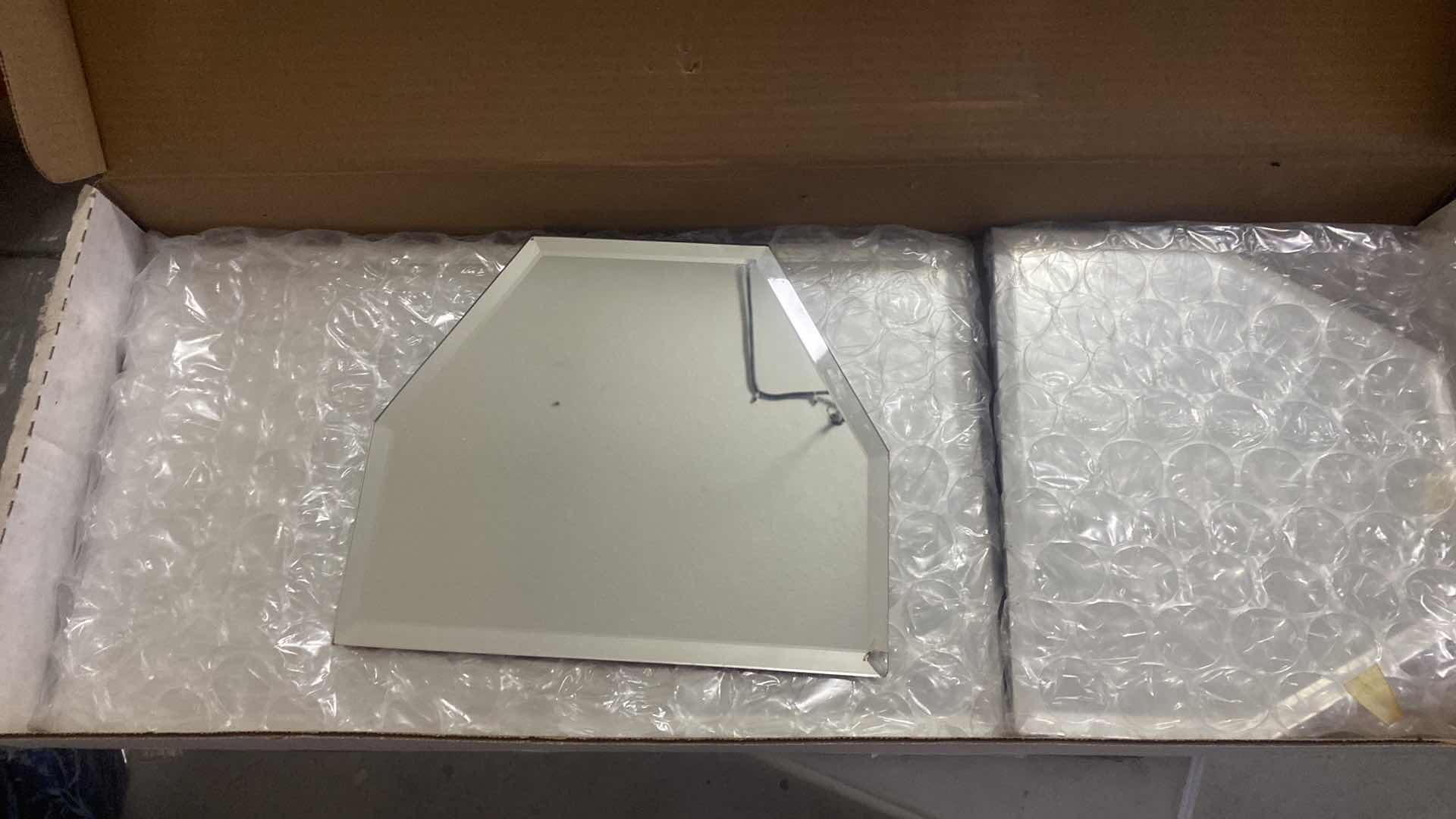 Photo 1 of 3 PIECES TILE MIRRORS  LARGEST PIECE 17” x 10”