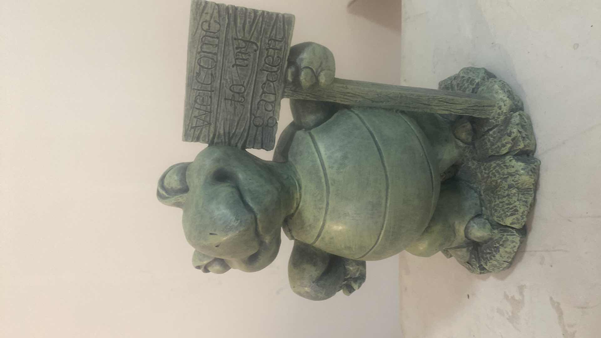 Photo 3 of 3 RESIN TURTLES LARGEST 9“ x 11“