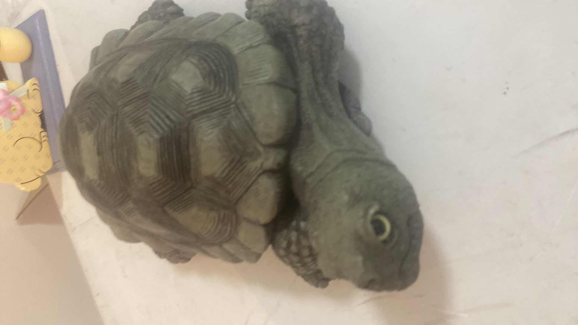 Photo 1 of 1998 CONCRETE TURTLE SIGNED 10” x 7 1/2”