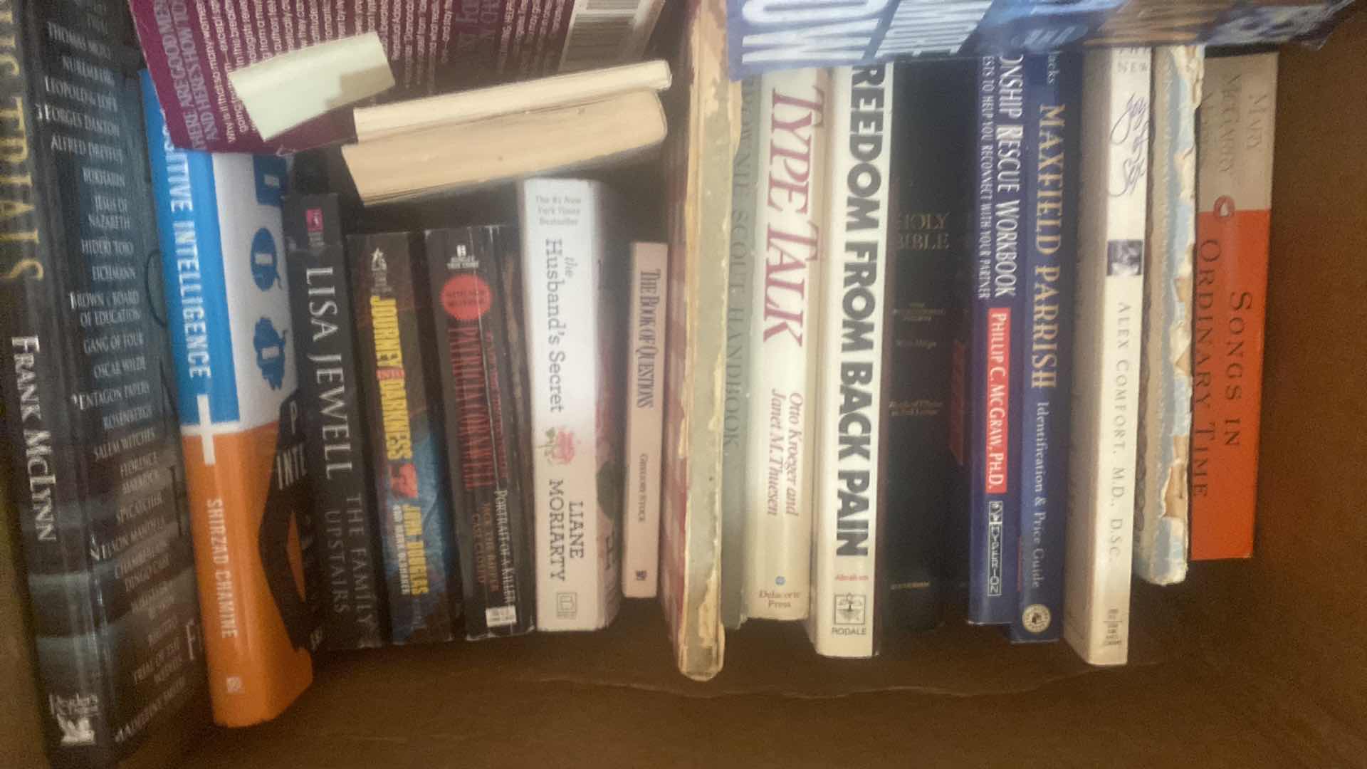 Photo 1 of 4 - BOXES OF BOOKS VARIOUS GENRES