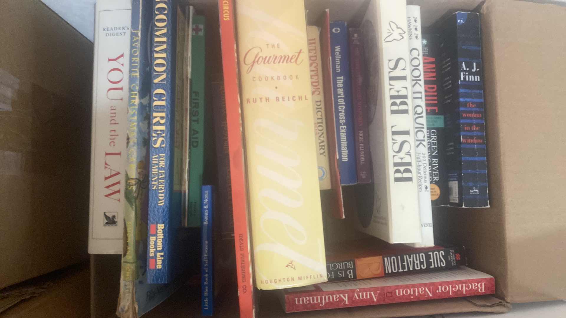 Photo 1 of 4 - BOXES OF BOOKS VARIOUS GENRES