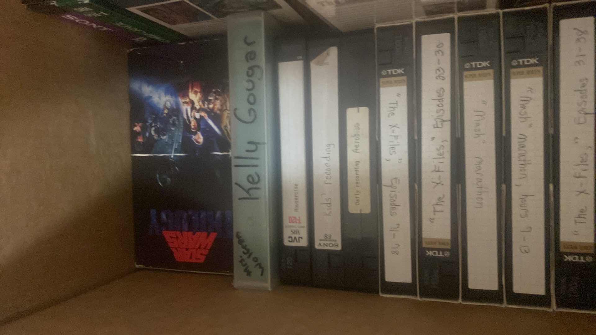 Photo 1 of 2 - BOXES VHS & DVDS