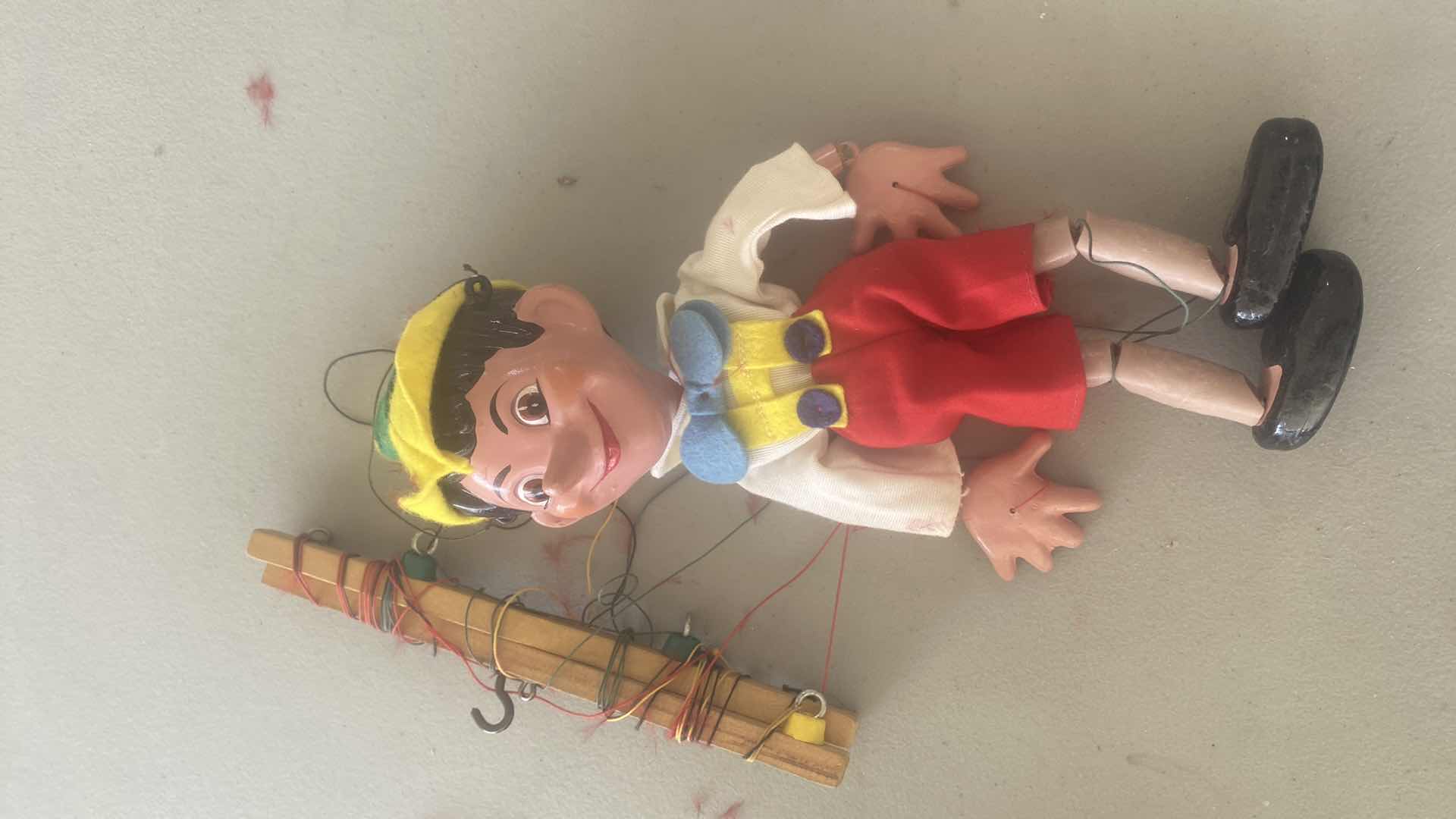 Photo 1 of $179 VINTAGE PINOCCHIO MARIONETTE PUPPET H10 1/2”