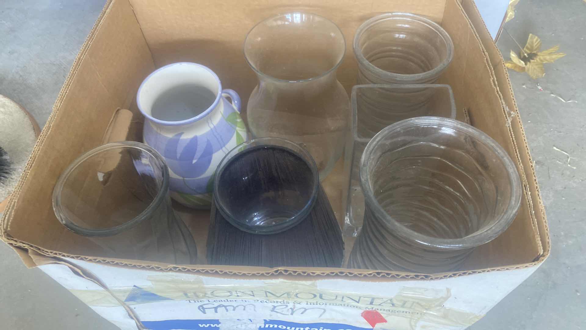 Photo 2 of 2 - BOXES OF VASES