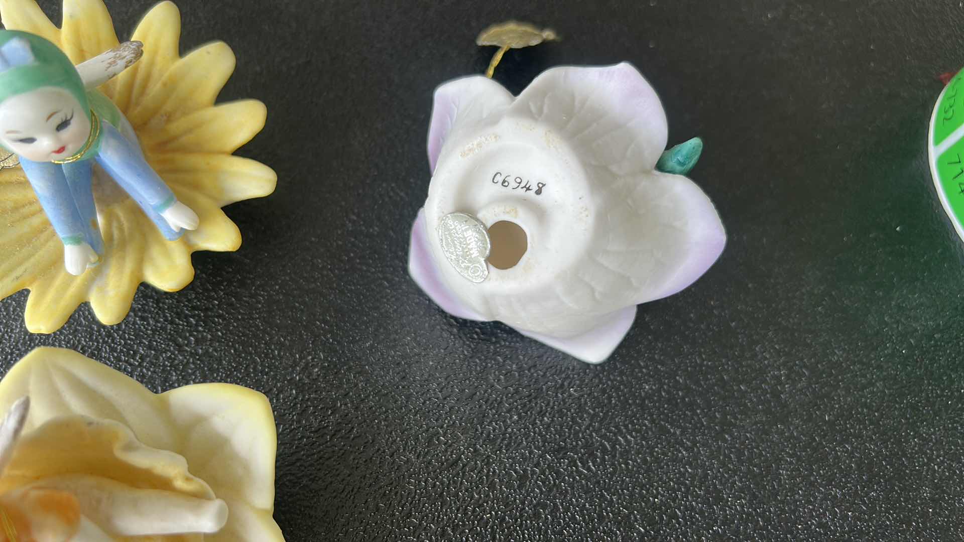 Photo 4 of 3 VINTAGE NAPOWARE PORCELAIN PIXIE FIGURINES H3”