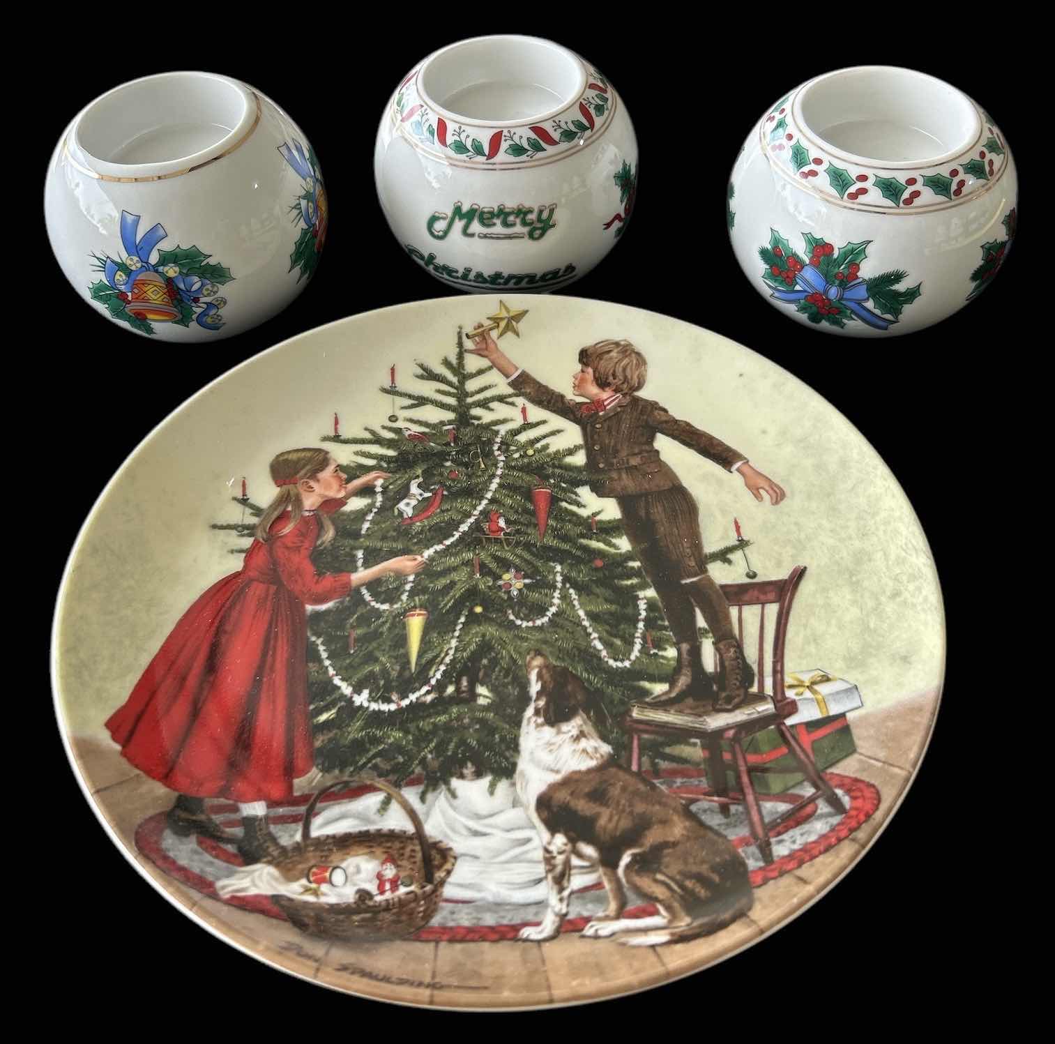 Photo 1 of 4 CHRISTMAS COLLECTIBLES - PLATE 8.5”
