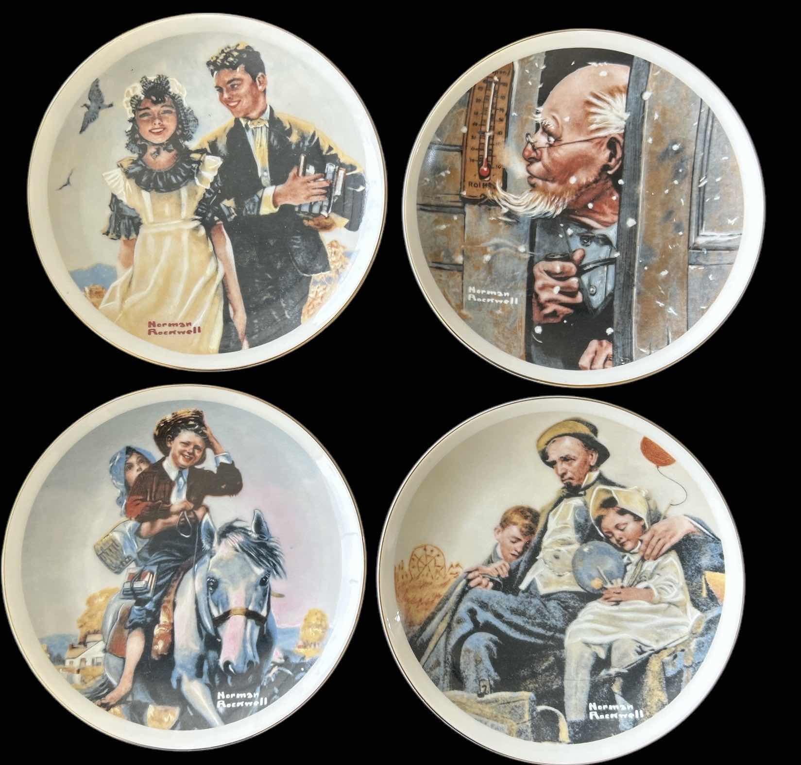 Photo 1 of 4 - 6.5” NORMAN ROCKWELL PLATES