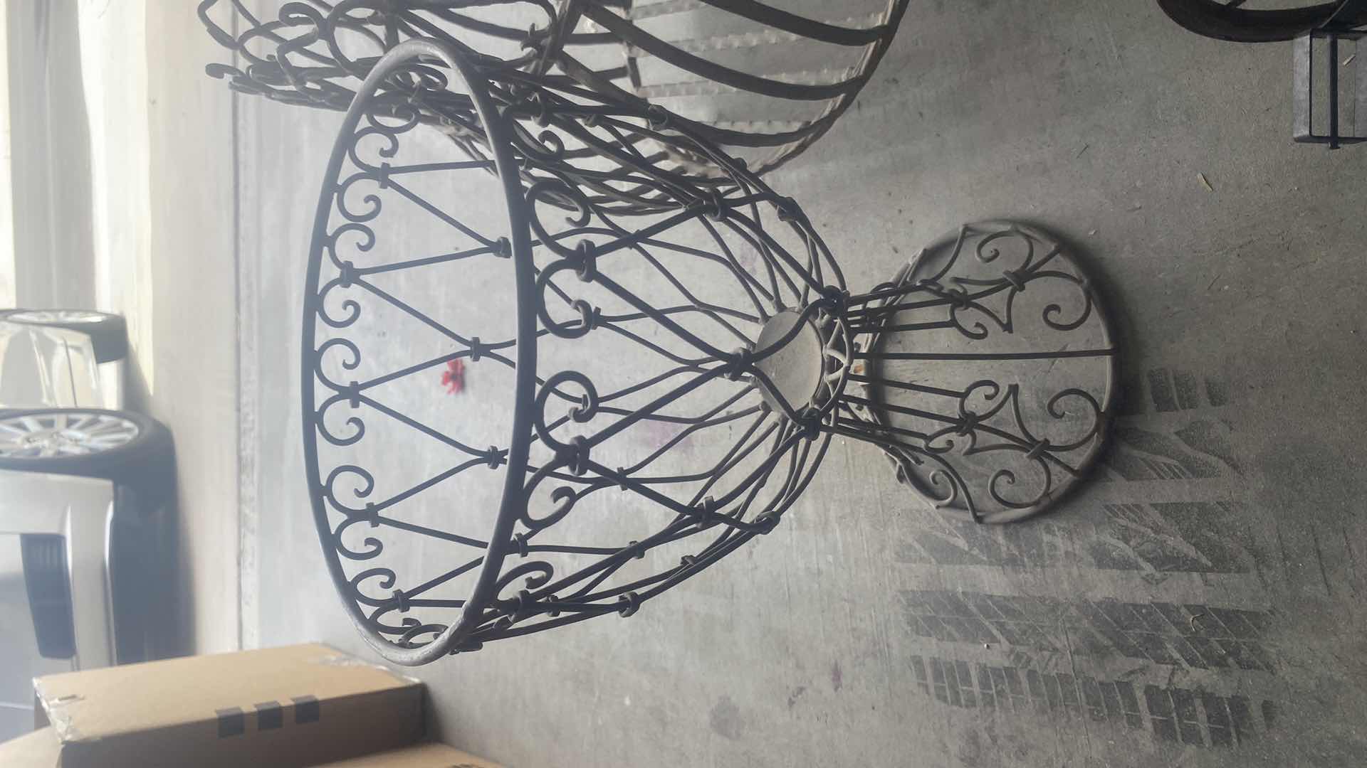 Photo 1 of 3 METAL BASKETS & BICYCLE LARGEST 14” x 16”