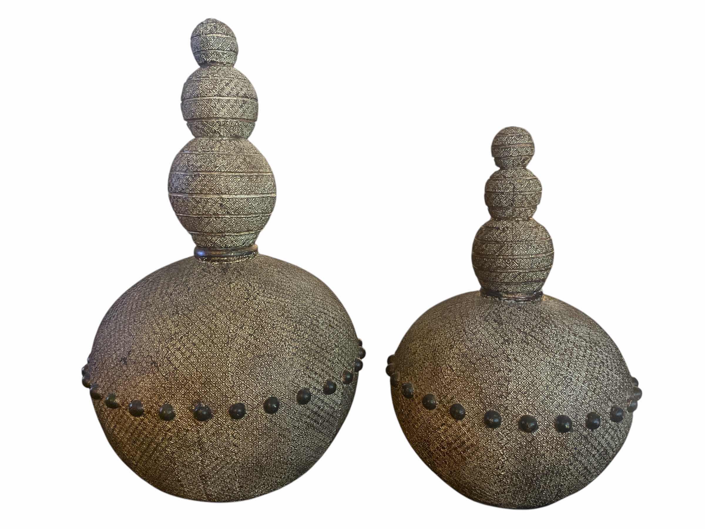 Photo 1 of SET OF 2 SOUTH BEACH BOTTLES LARGEST 9” x 15 1/2”