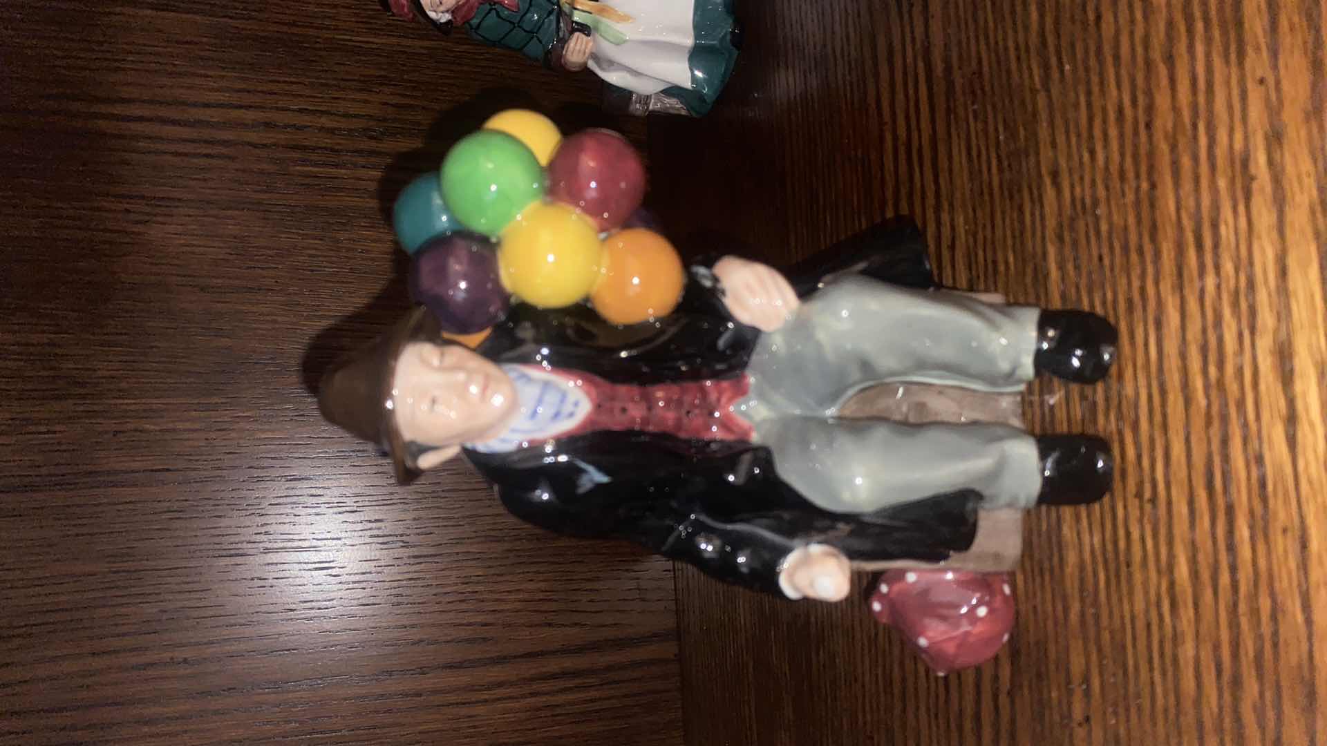 View 2 of ROYAL DOULTON BALLOON MAN & OLD BALLOON SELLER FIGURINES H7 1/2”