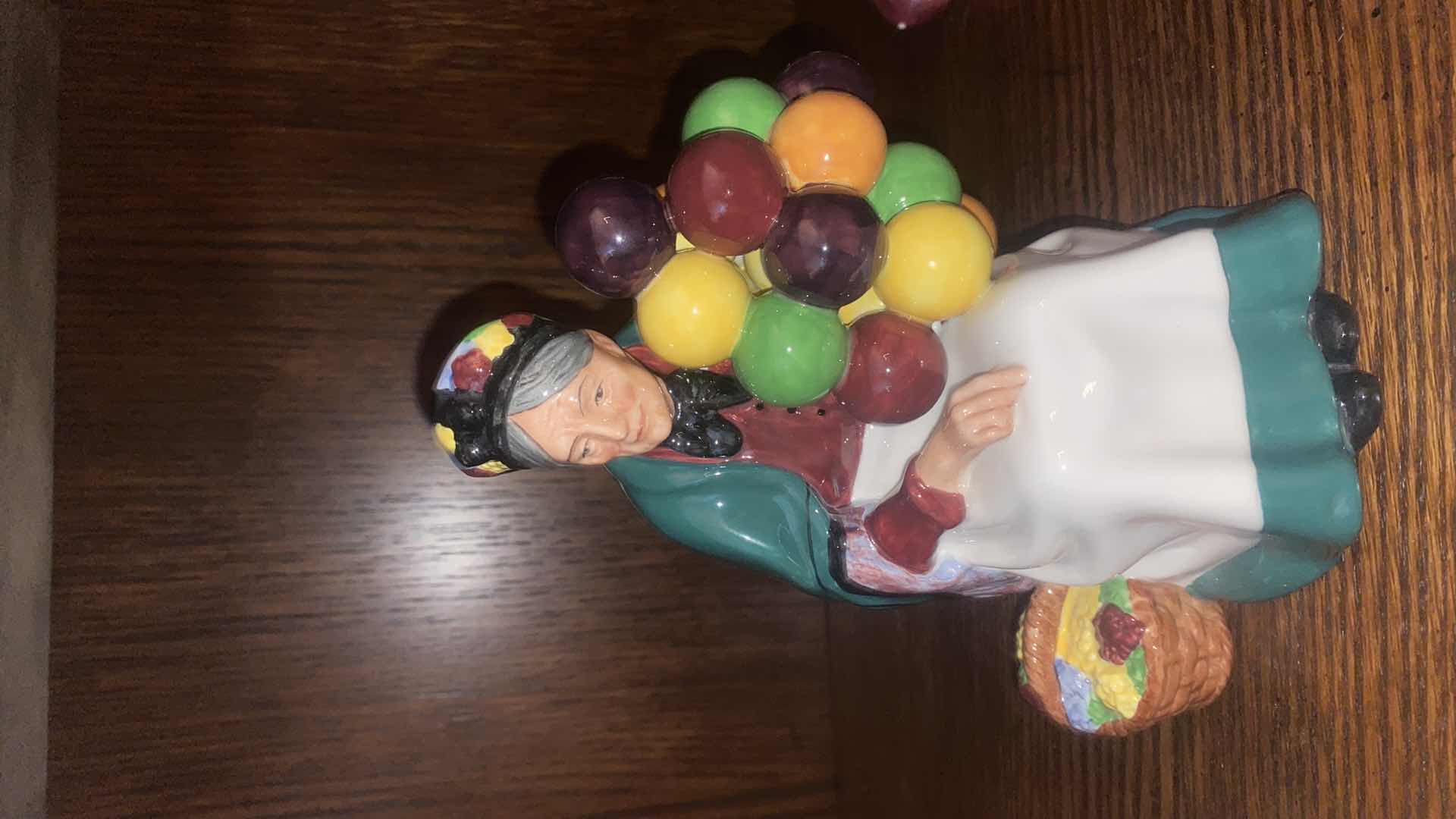 View 4 of ROYAL DOULTON BALLOON MAN & OLD BALLOON SELLER FIGURINES H7 1/2”