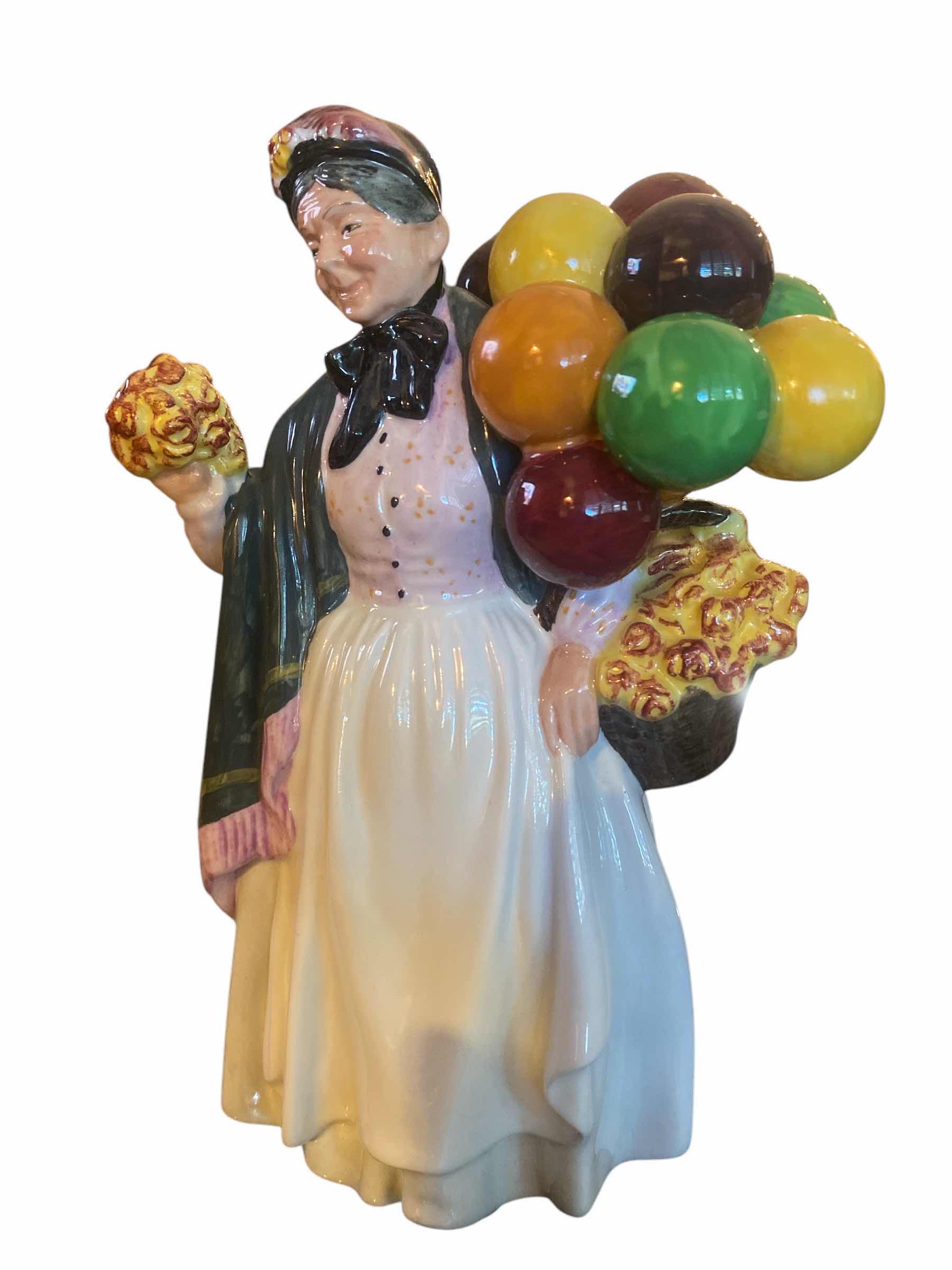 Photo 1 of ROYAL DOULTON BIDDY PENNYFARTHING FIGURINE H8 1/2”