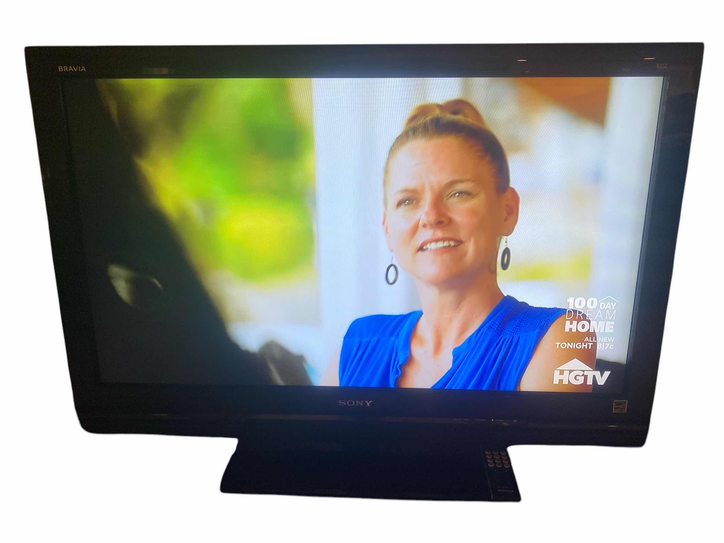 View 1 of 37” SONY LCD HDTV WITH REMOTE ORIGINALLY $1299