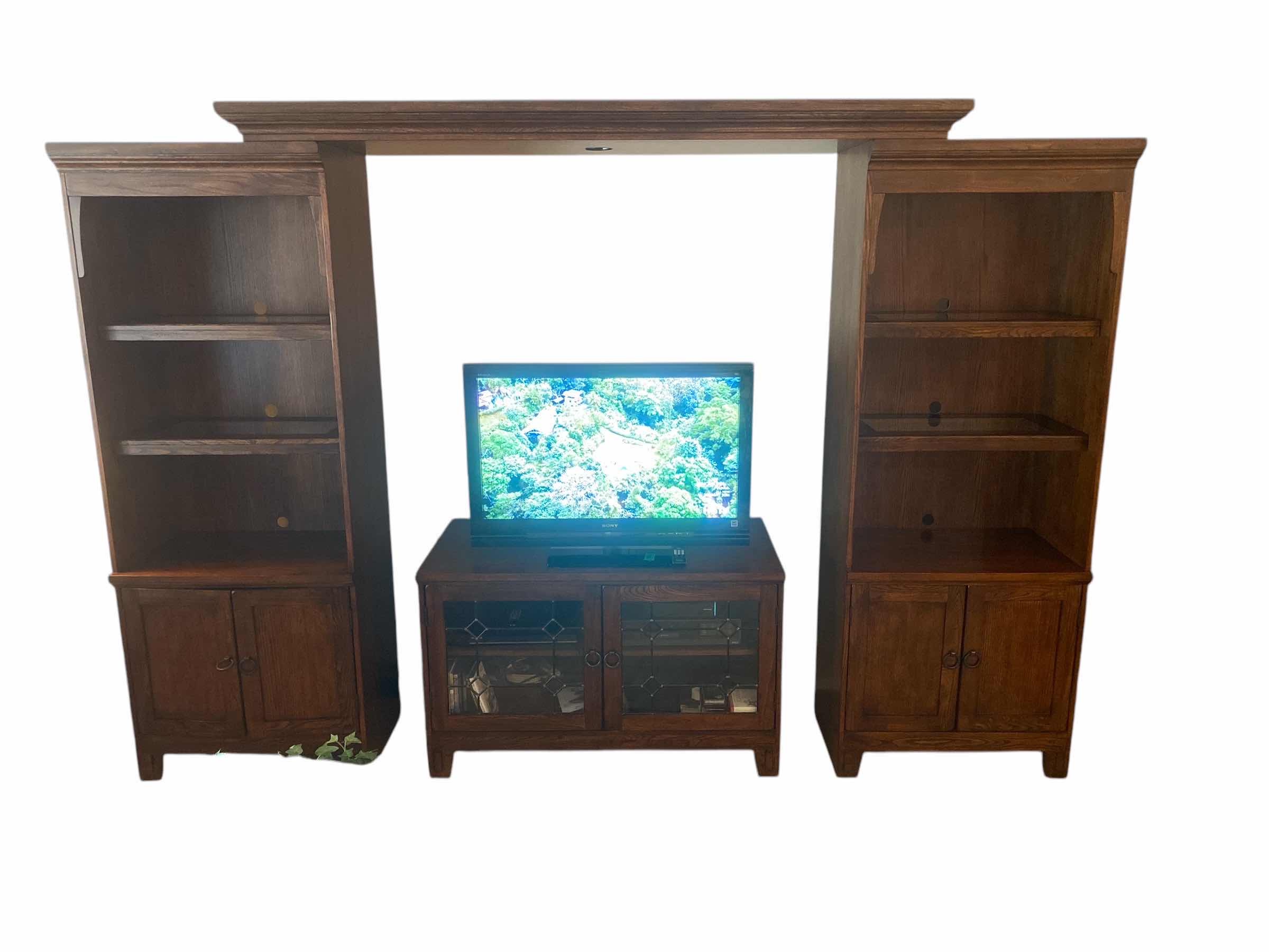 Photo 1 of PRAIRE VIEW 3 PIECE LIGHTED WALL UNIT (PIECES CAN BE SEPARATED) one 21“ x 19“ H84”