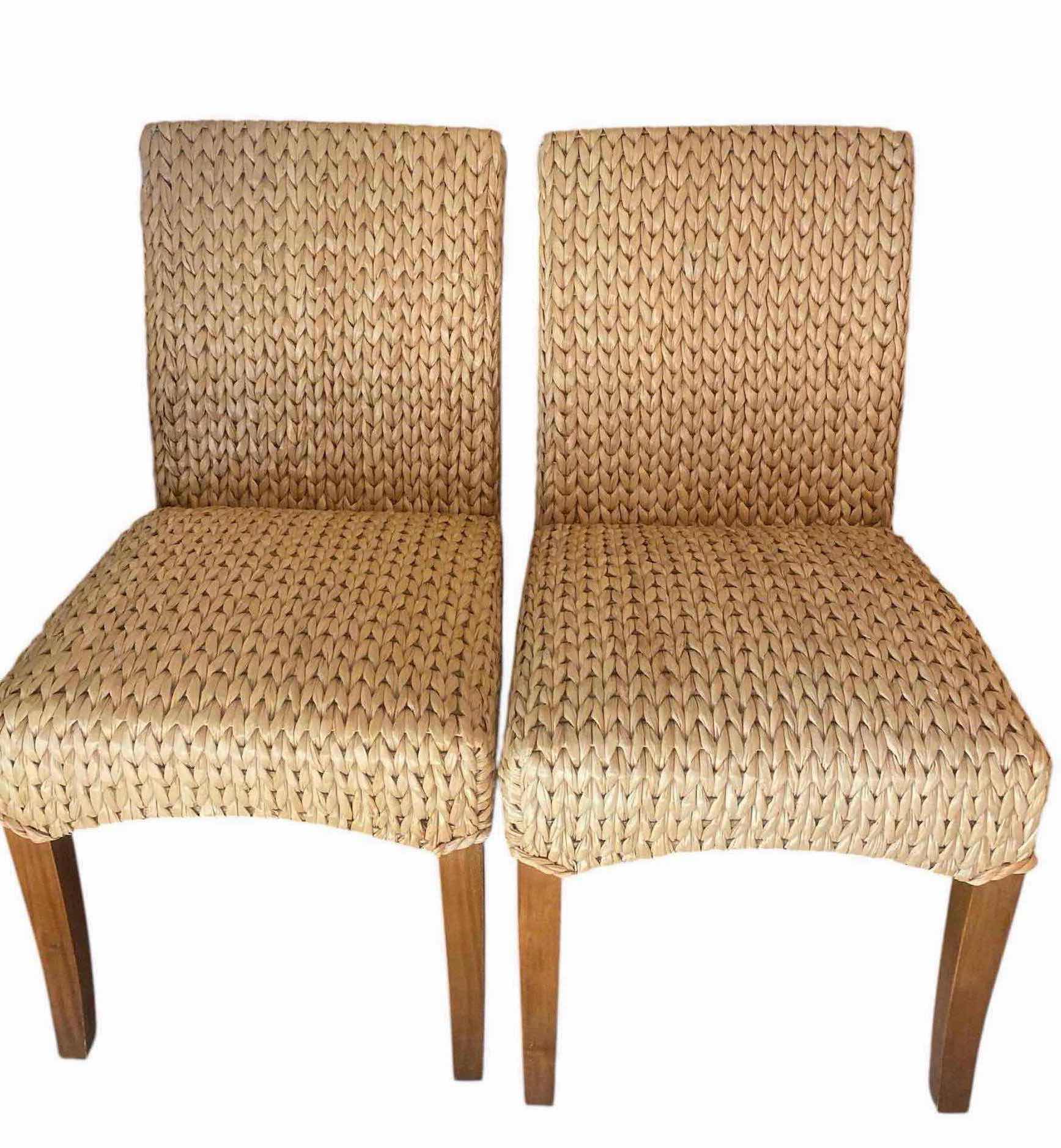 Photo 1 of 2 - SEAGRASS DINING CHAIRS  (TOTAL OF 4 CHAIRS AVAILABLE)