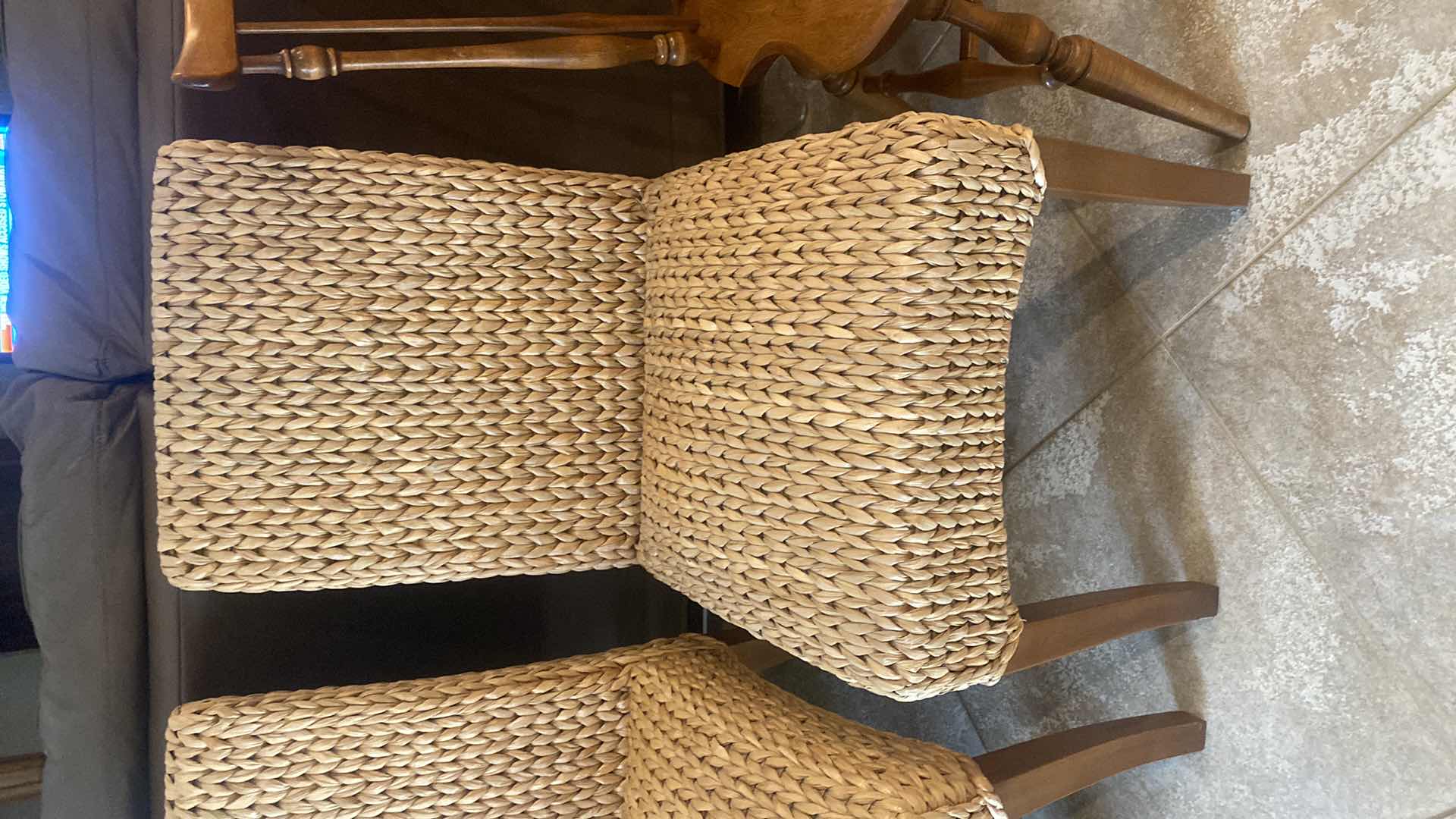 Photo 1 of 2 - SEAGRASS DINING CHAIRS  (TOTAL OF 4 CHAIRS AVAILABLE)